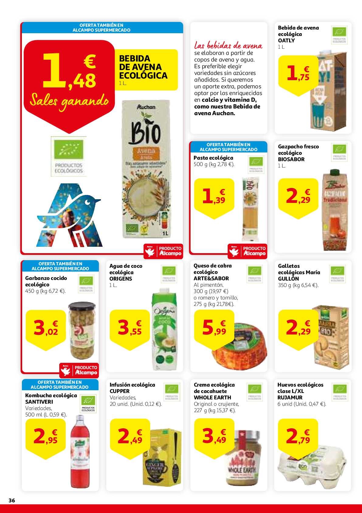 Este aniversario sales ganando Alcampo. Página 36