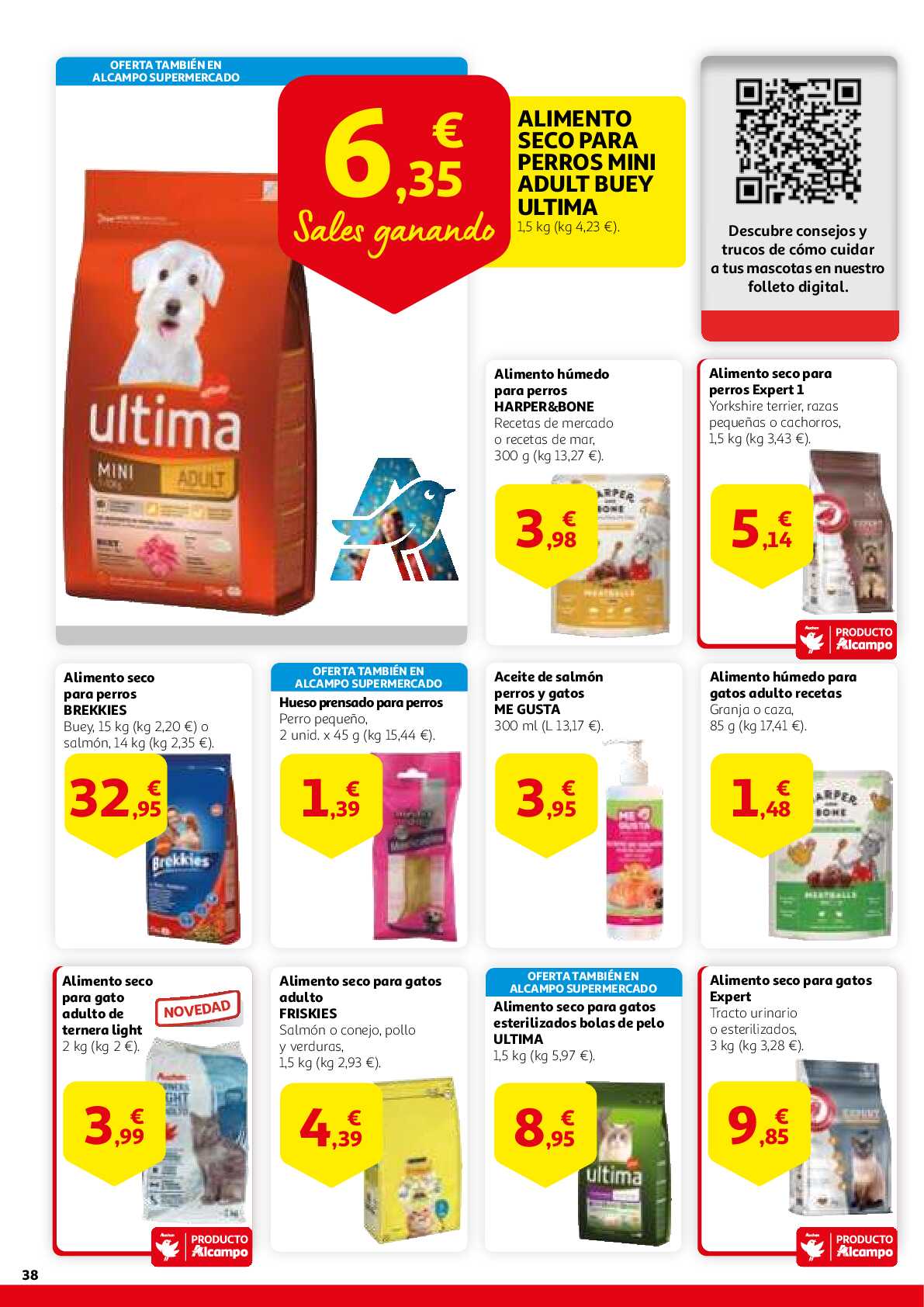 Este aniversario sales ganando Alcampo. Página 38