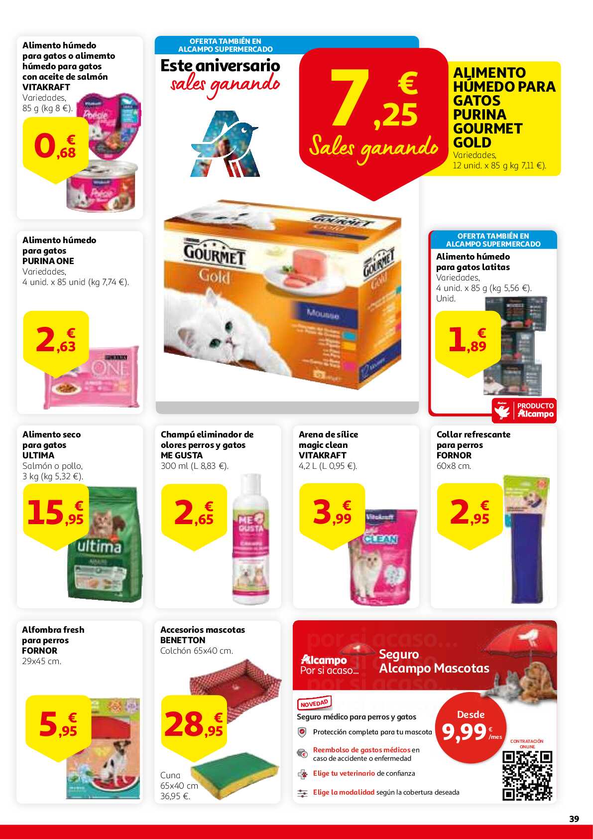Este aniversario sales ganando Alcampo. Página 39