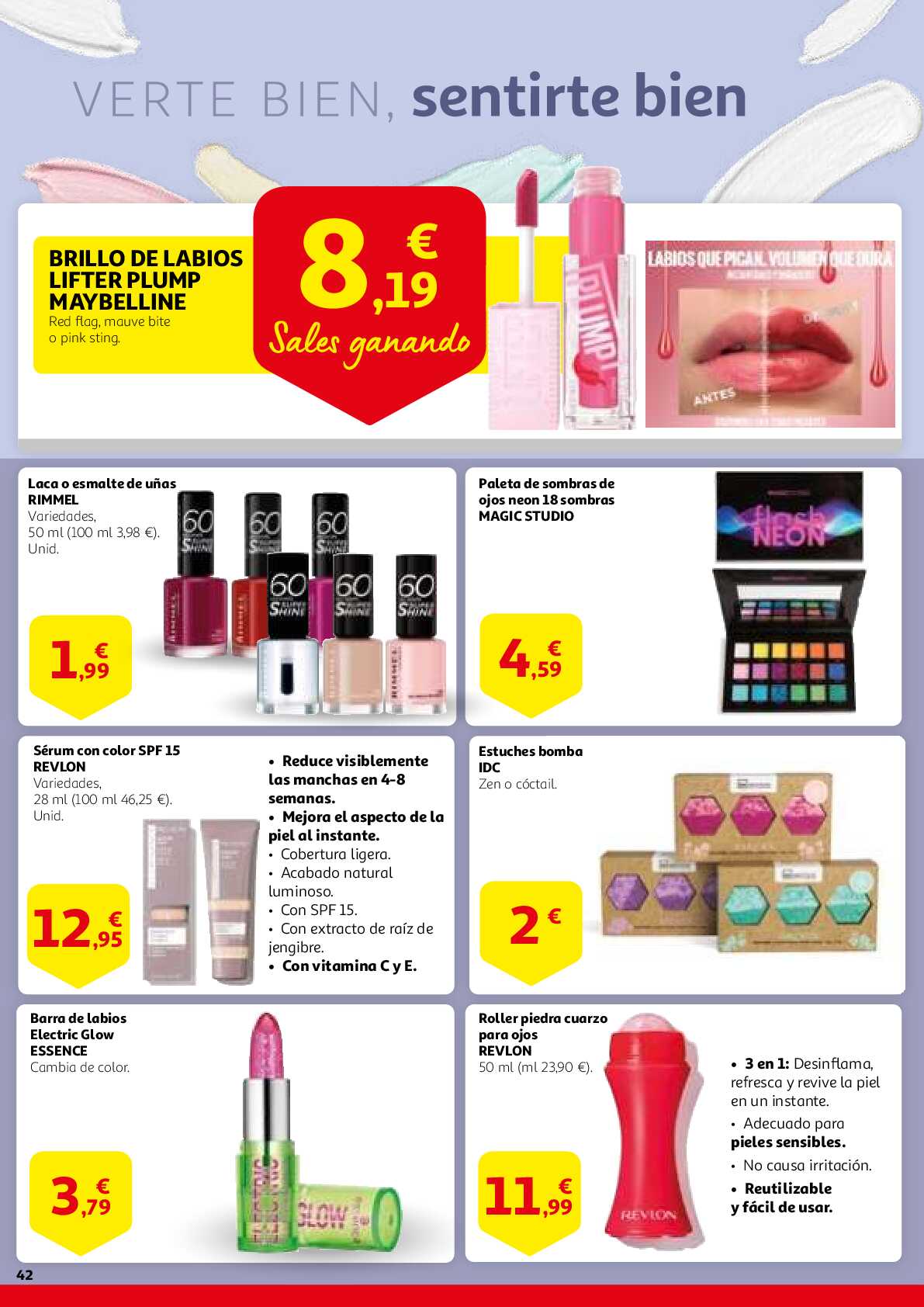 Este aniversario sales ganando Alcampo. Página 42
