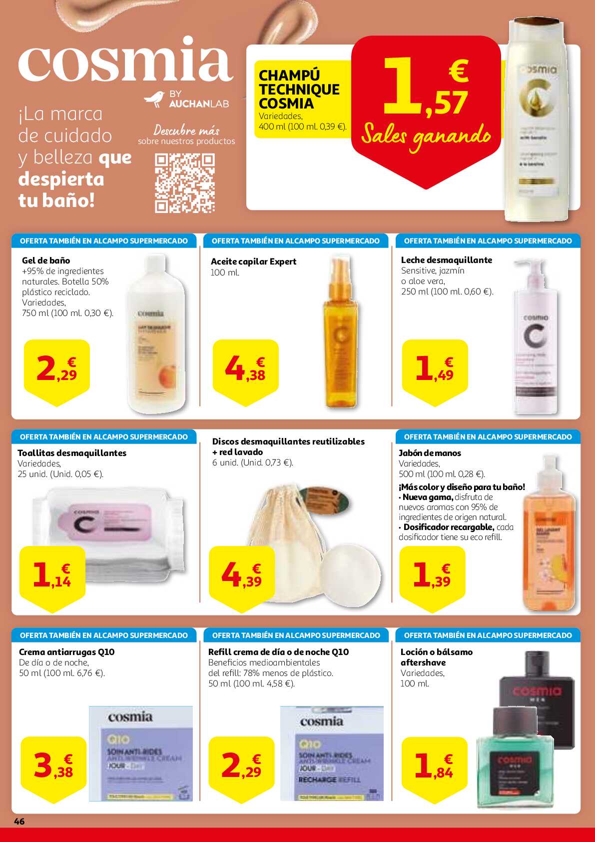 Este aniversario sales ganando Alcampo. Página 46