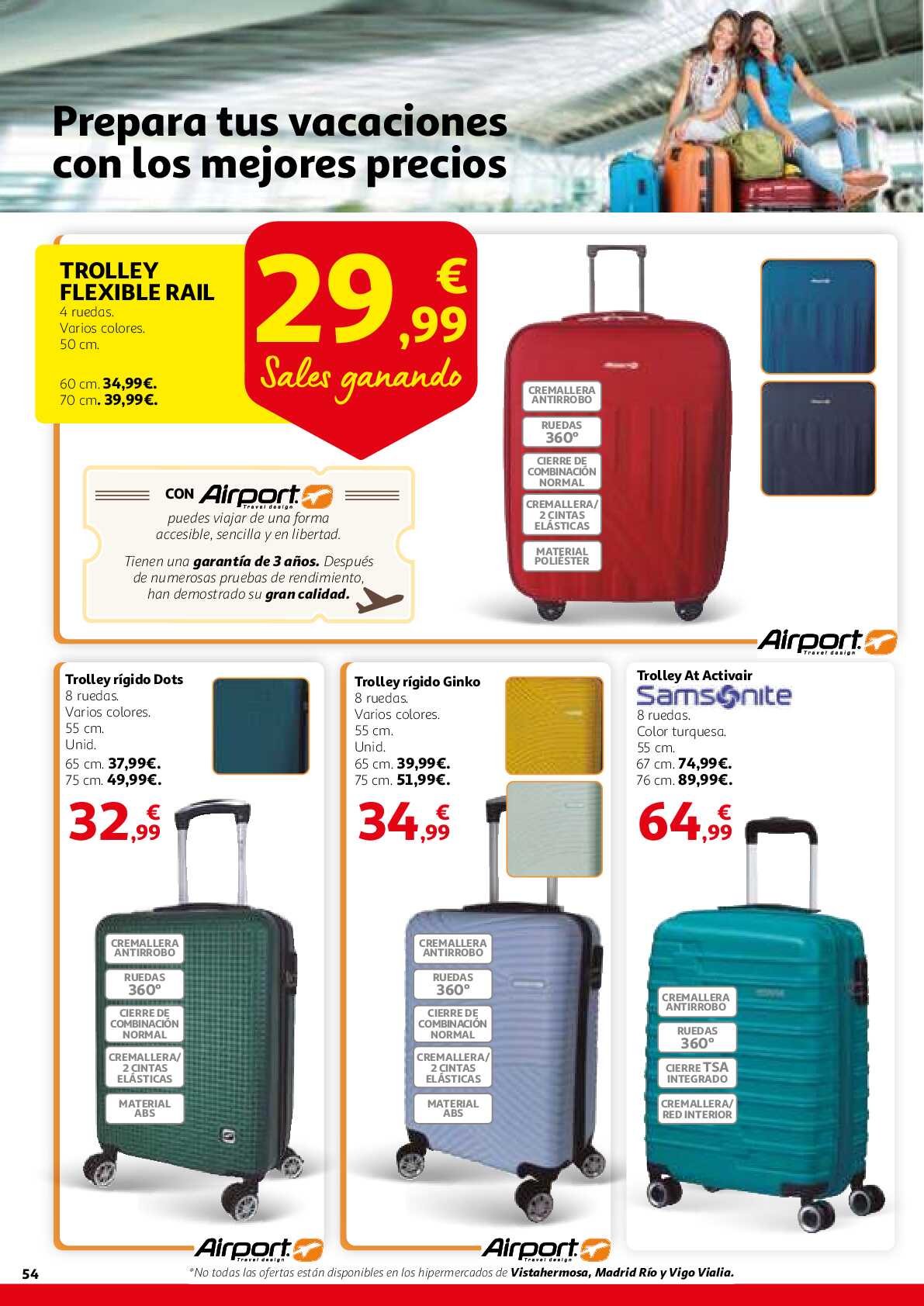 Este aniversario sales ganando Alcampo. Página 54