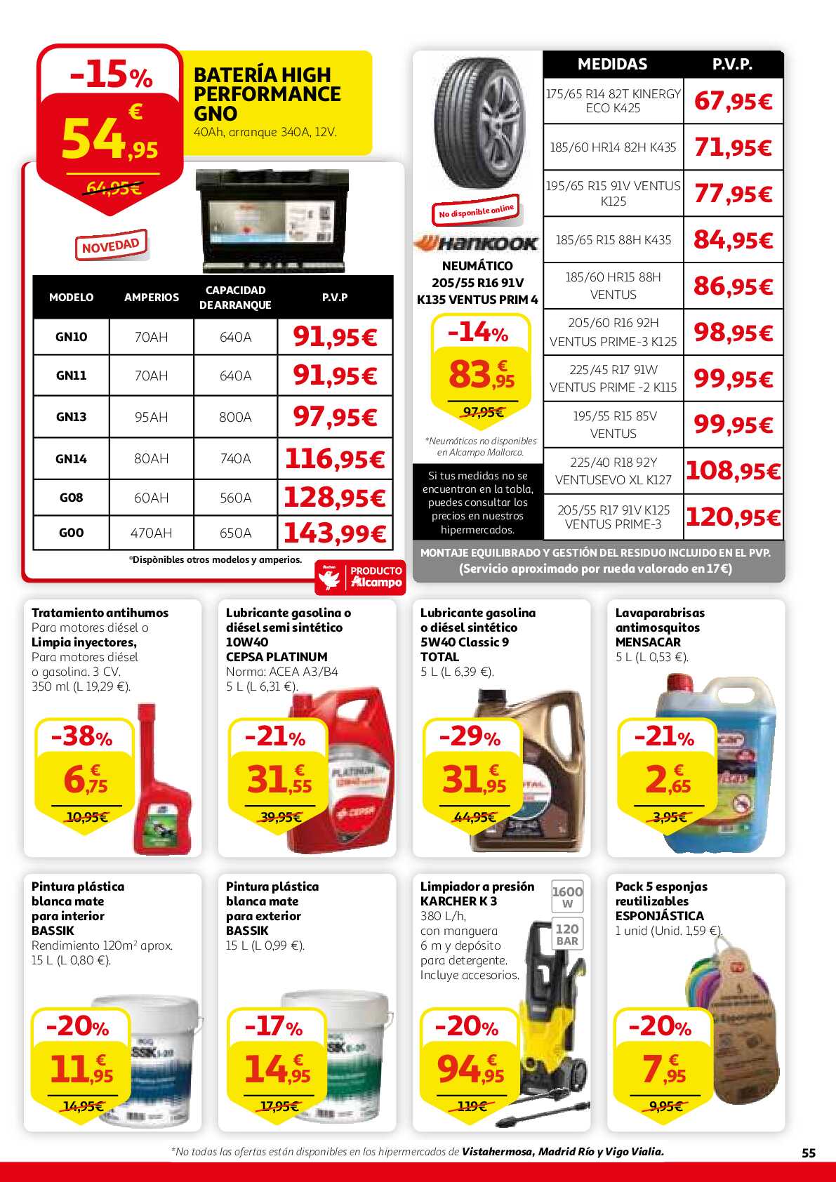 Este aniversario sales ganando Alcampo. Página 55