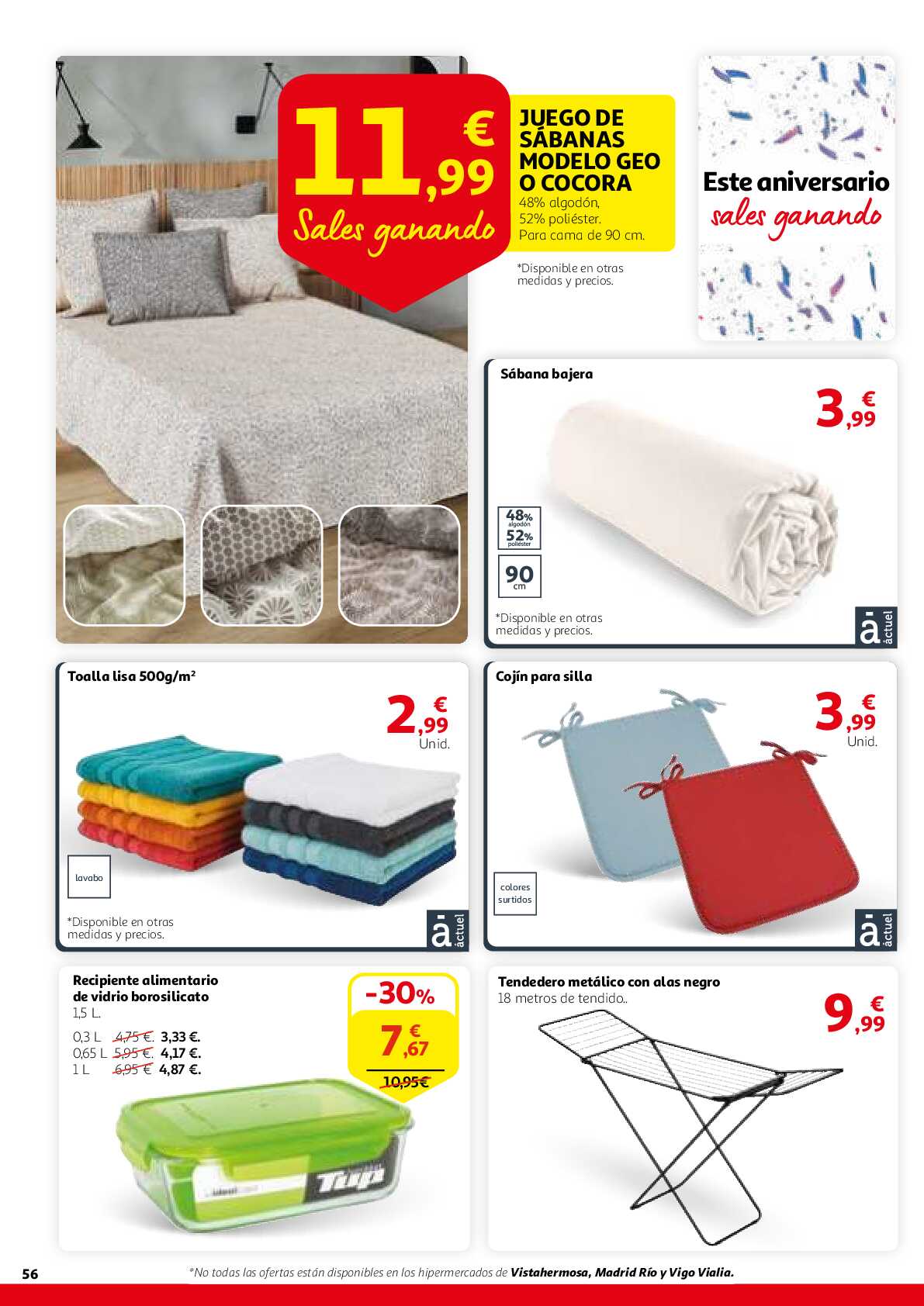 Este aniversario sales ganando Alcampo. Página 56