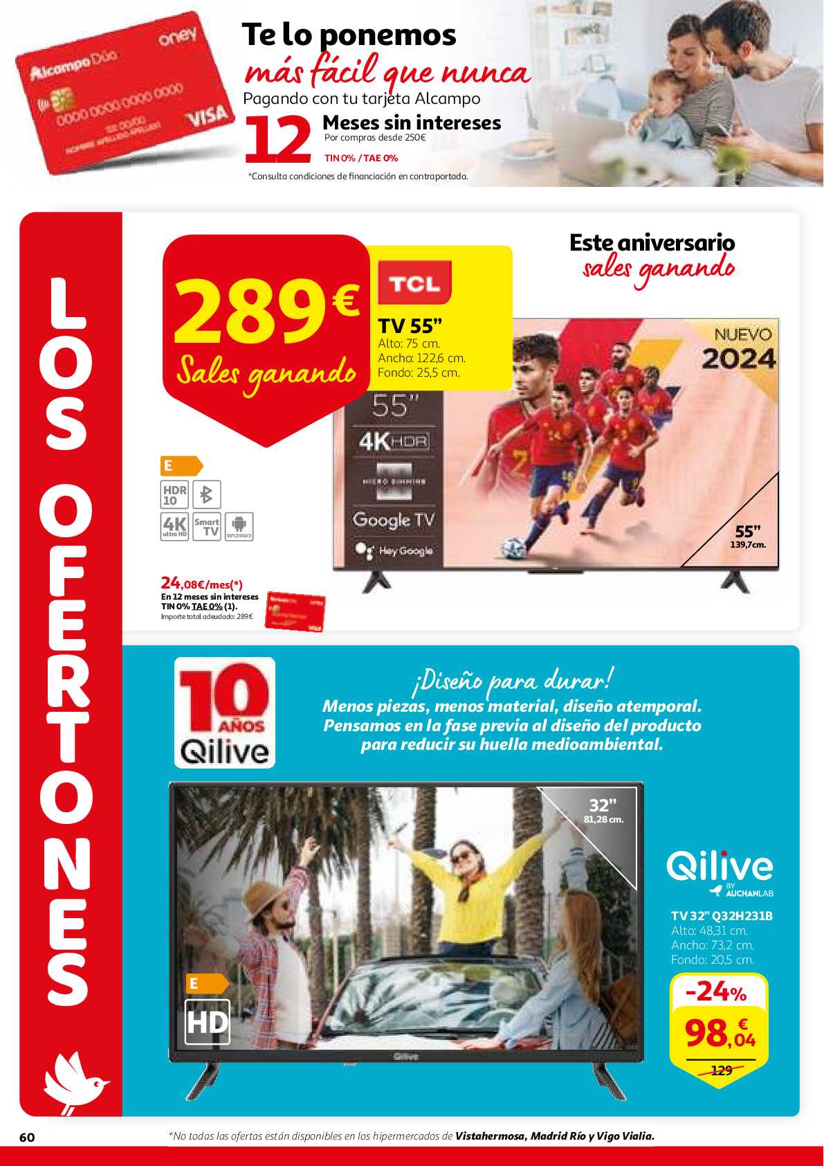 Este aniversario sales ganando Alcampo. Página 60