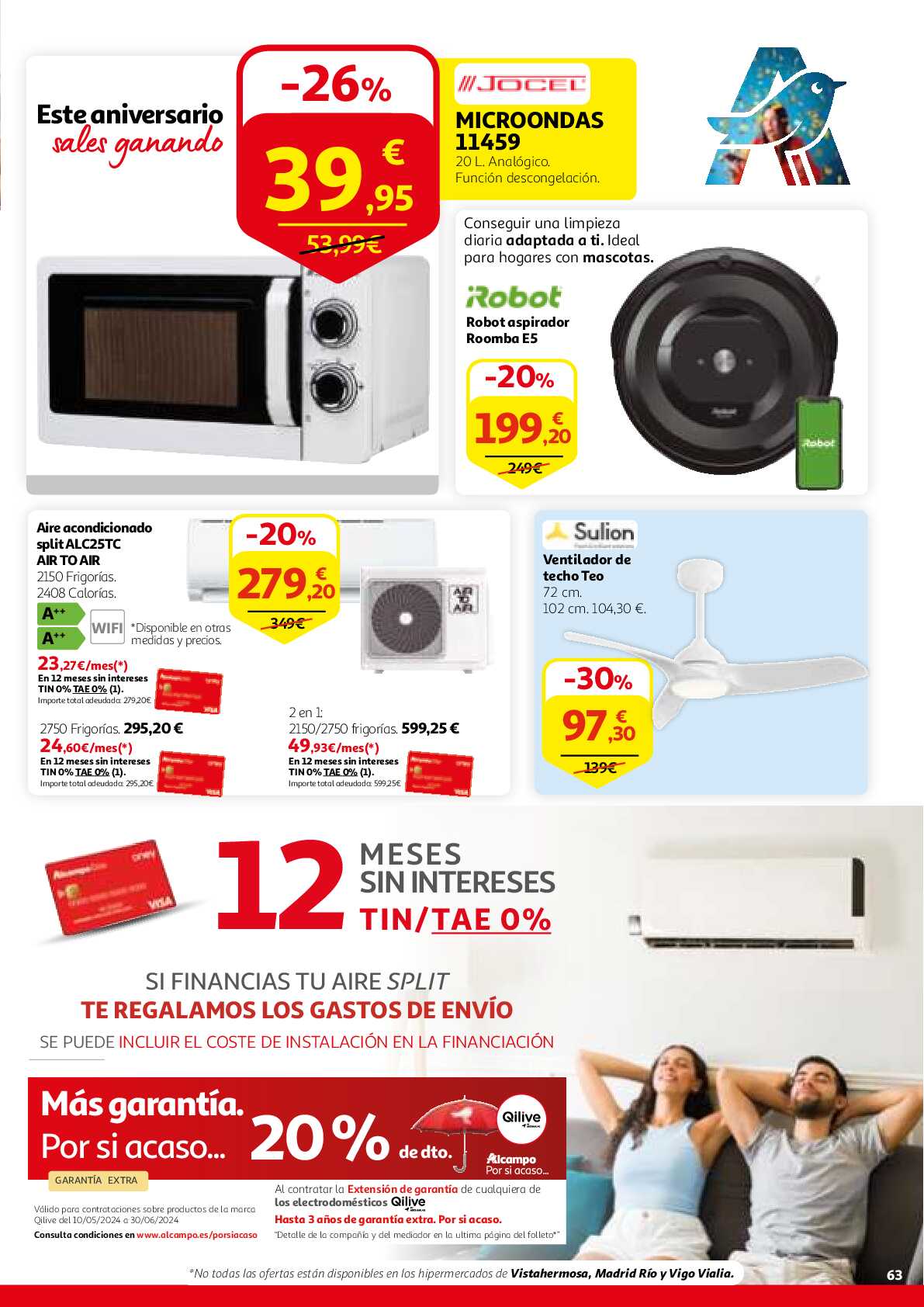 Este aniversario sales ganando Alcampo. Página 63