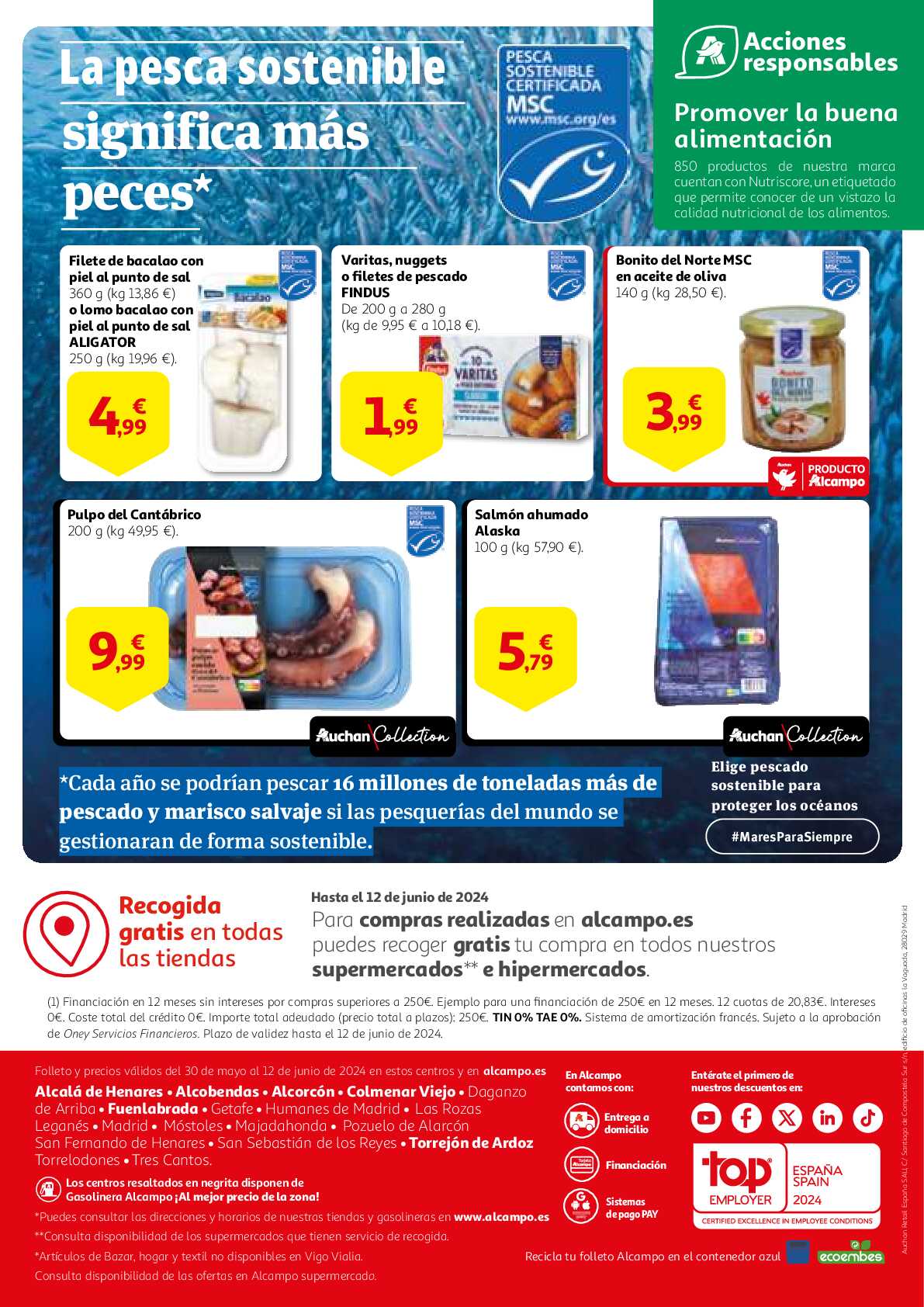 Este aniversario sales ganando Alcampo. Página 66