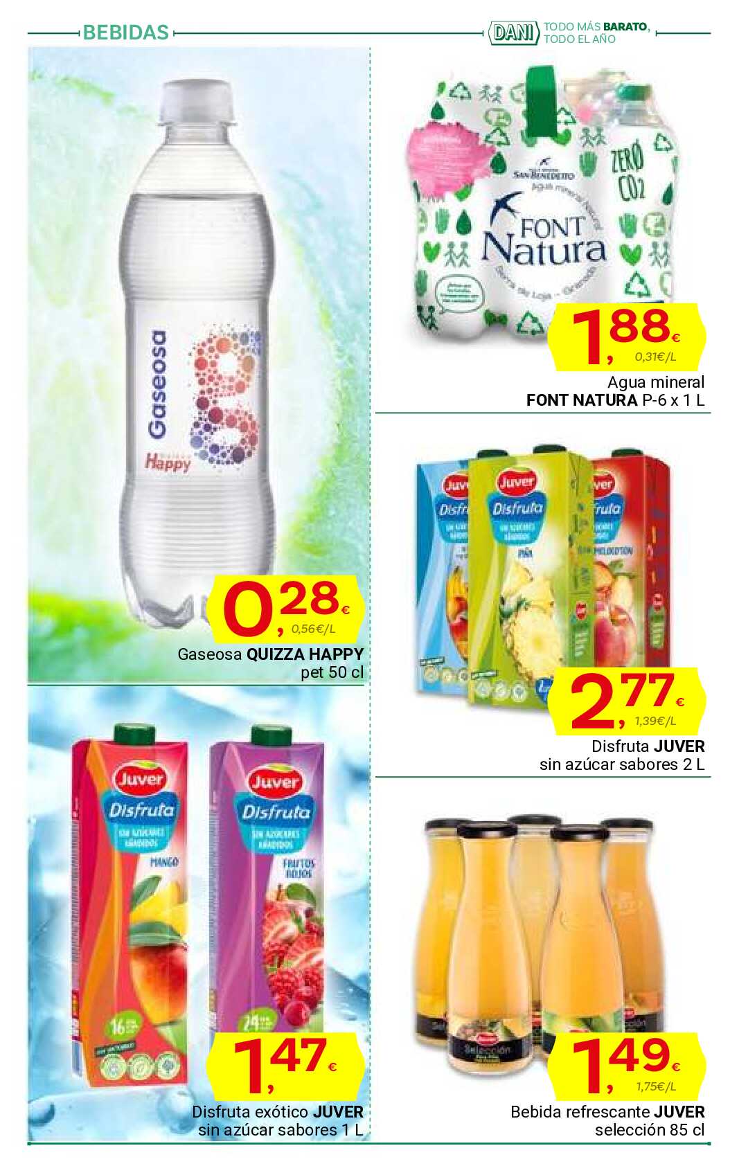 Al buen tiempo buenos precios Supermercado Dani. Página 02