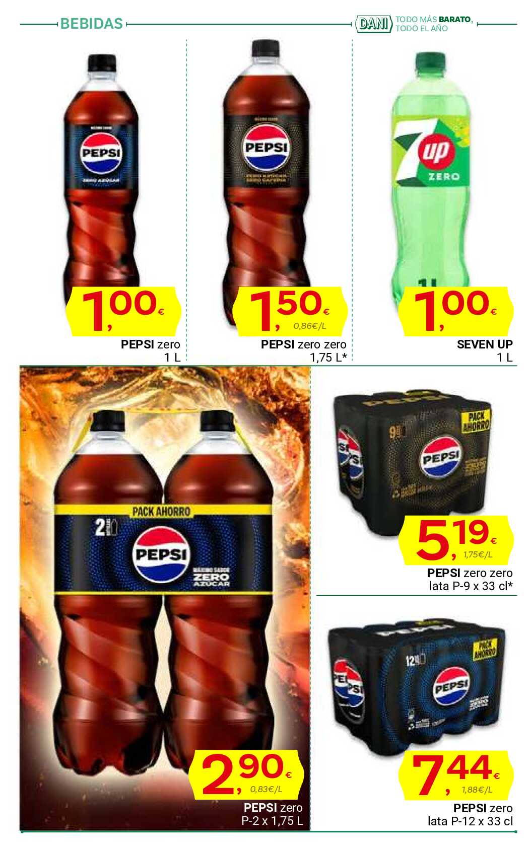 Al buen tiempo buenos precios Supermercado Dani. Página 04