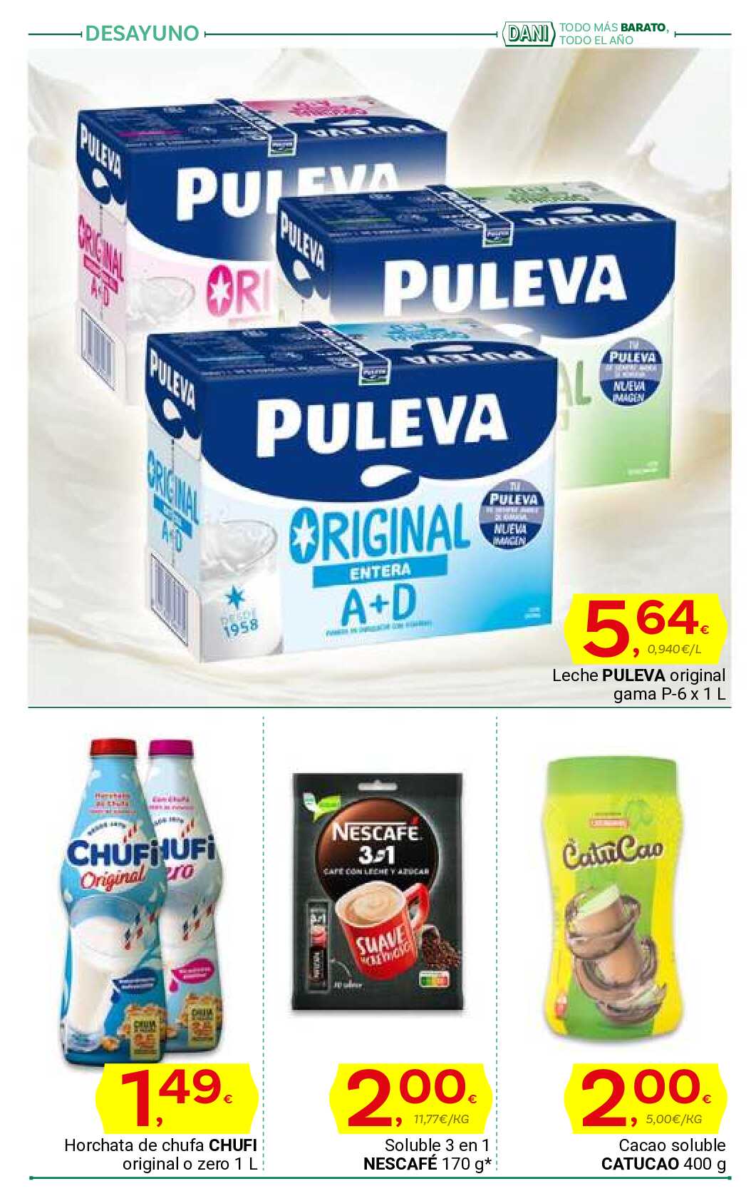 Al buen tiempo buenos precios Supermercado Dani. Página 08