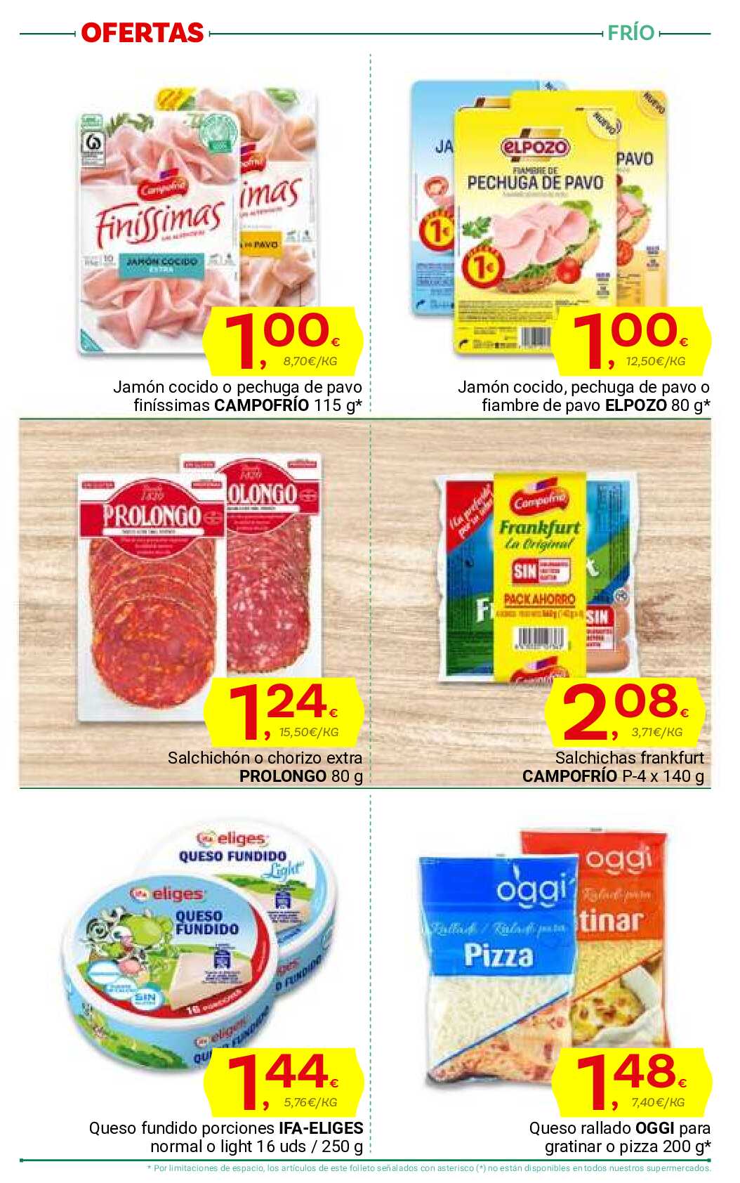 Al buen tiempo buenos precios Supermercado Dani. Página 19