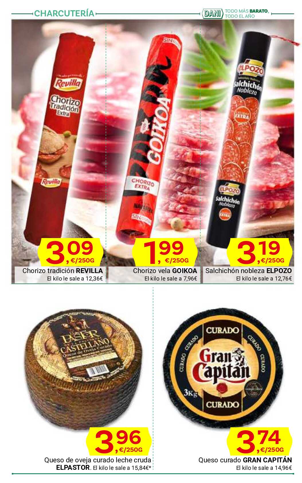 Al buen tiempo buenos precios Supermercado Dani. Página 24