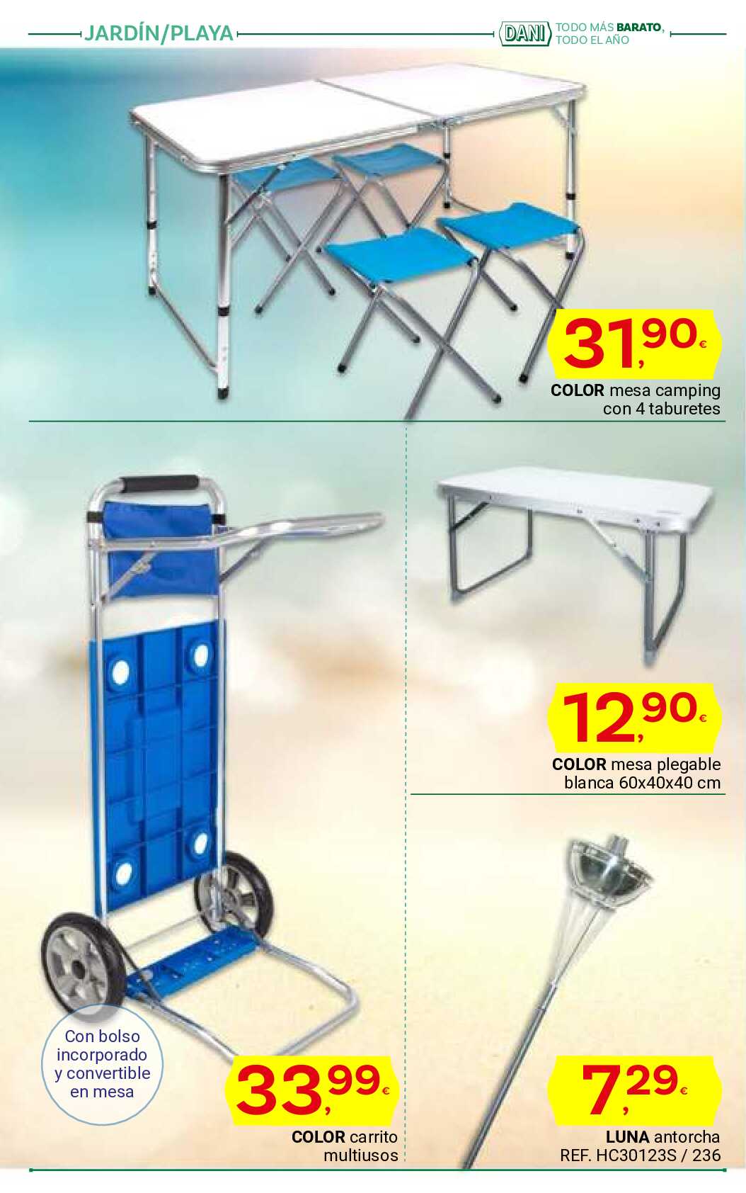 Al buen tiempo buenos precios Supermercado Dani. Página 38