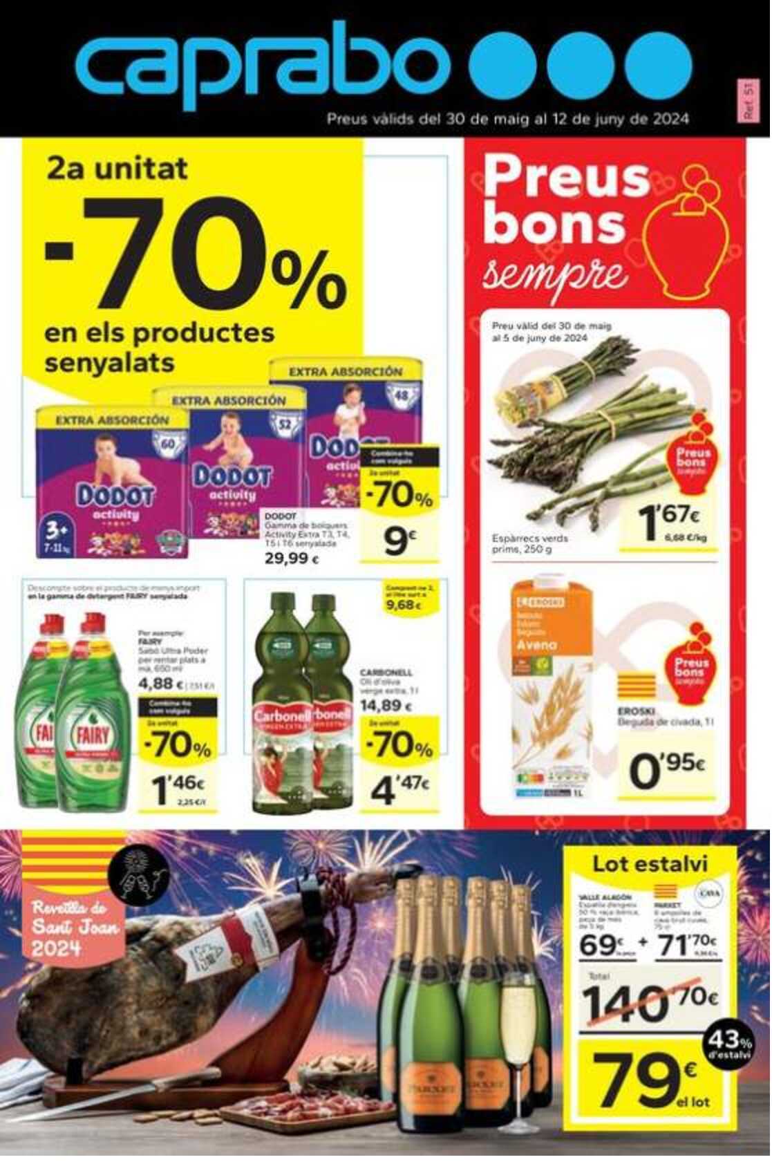 Ofertas quincenales Caprabo. Página 01
