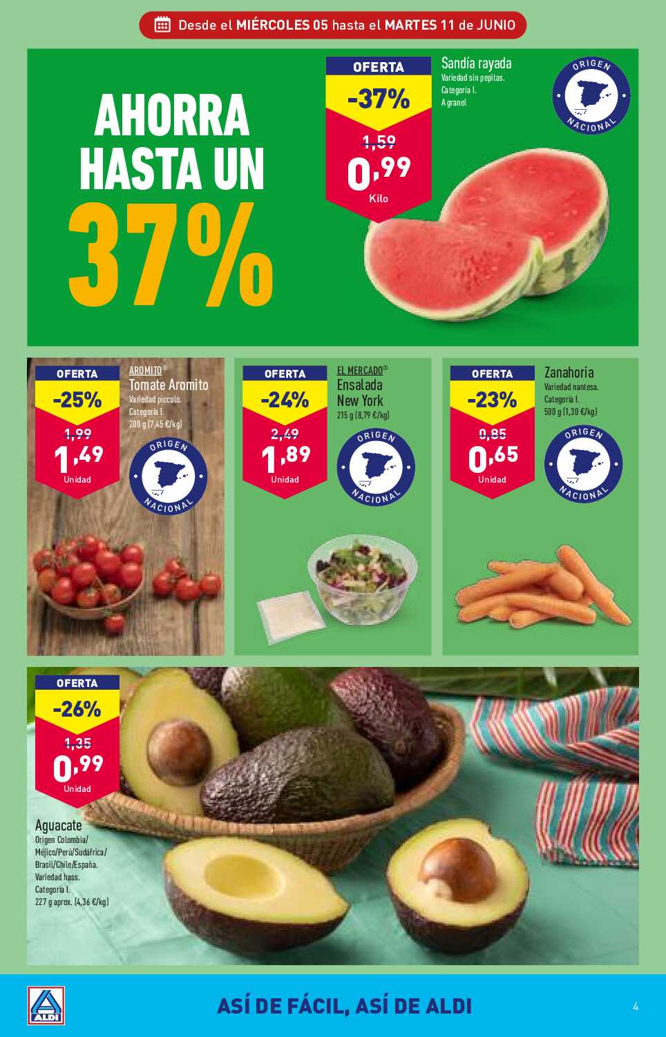 Ofertas semanales Aldi. Página 04