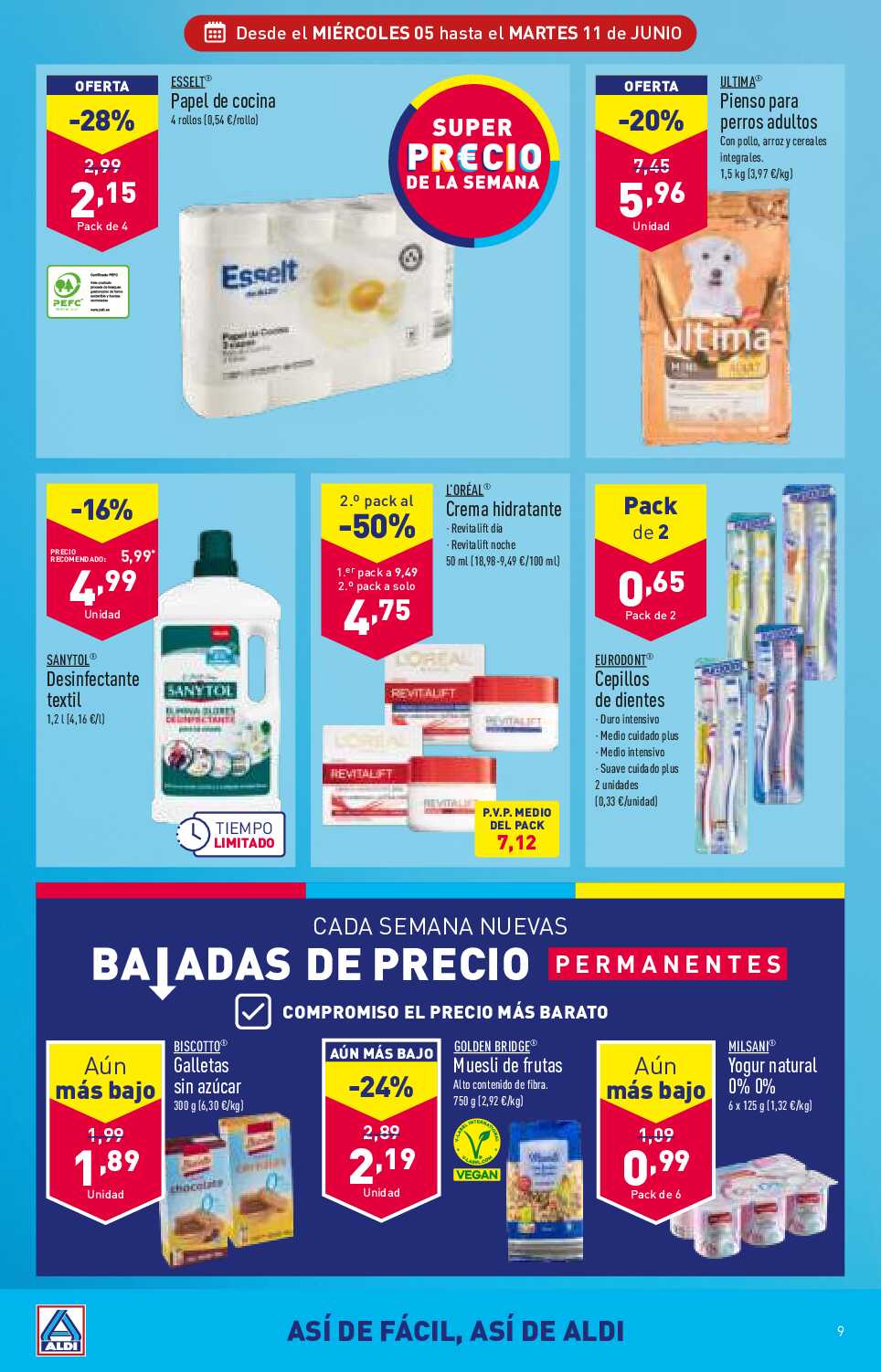 Ofertas semanales Aldi. Página 09