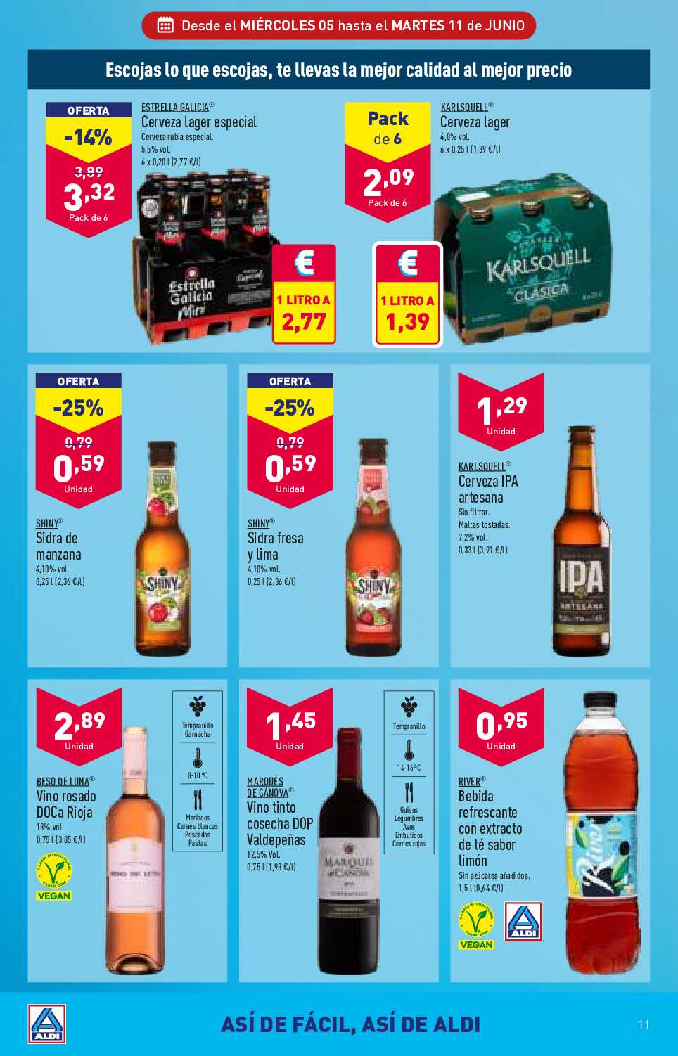 Ofertas semanales Aldi. Página 11