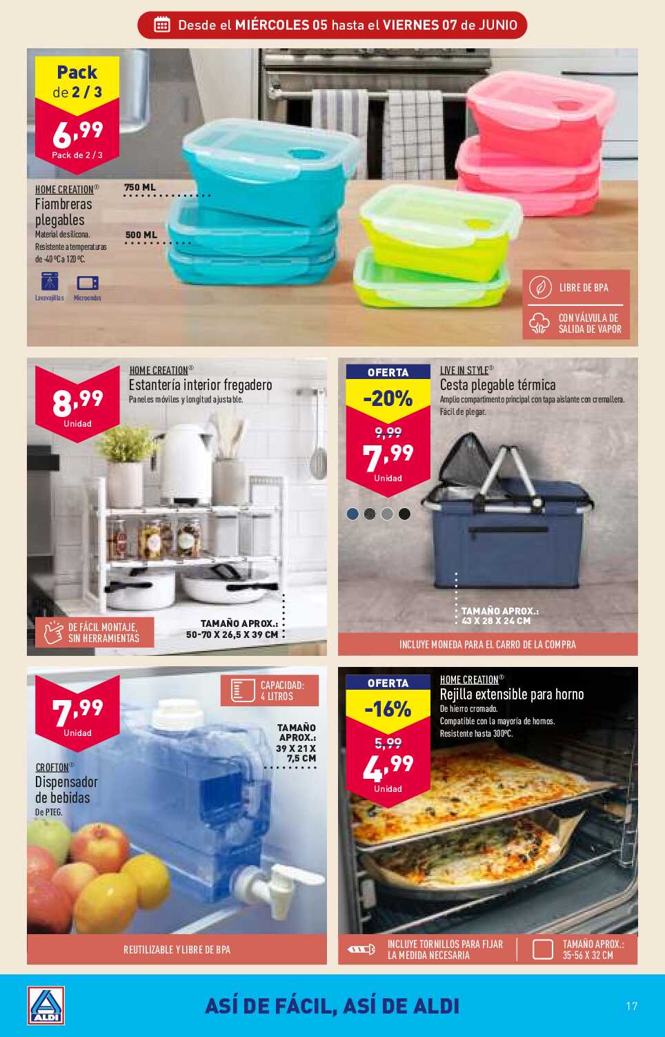 Ofertas semanales Aldi. Página 17