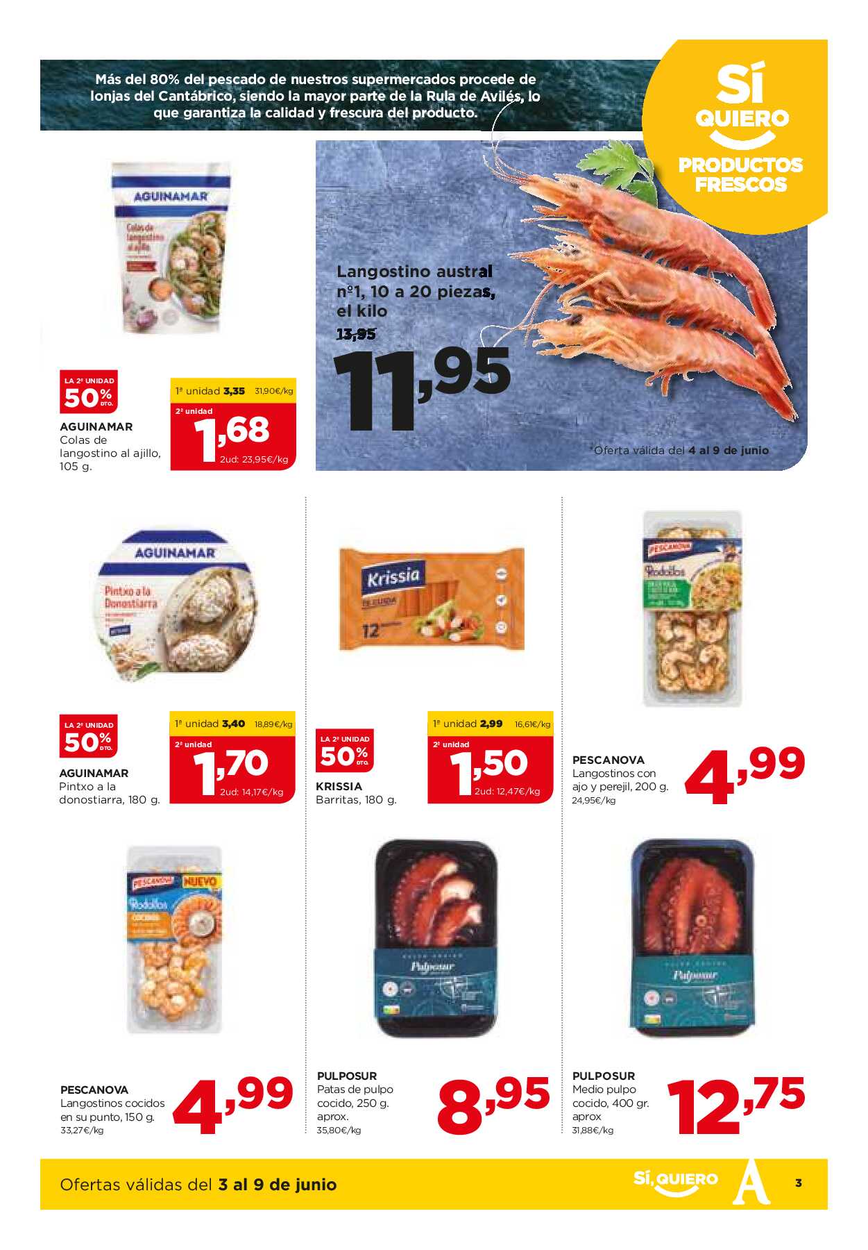 Folleto semanal Alimerka. Página 03