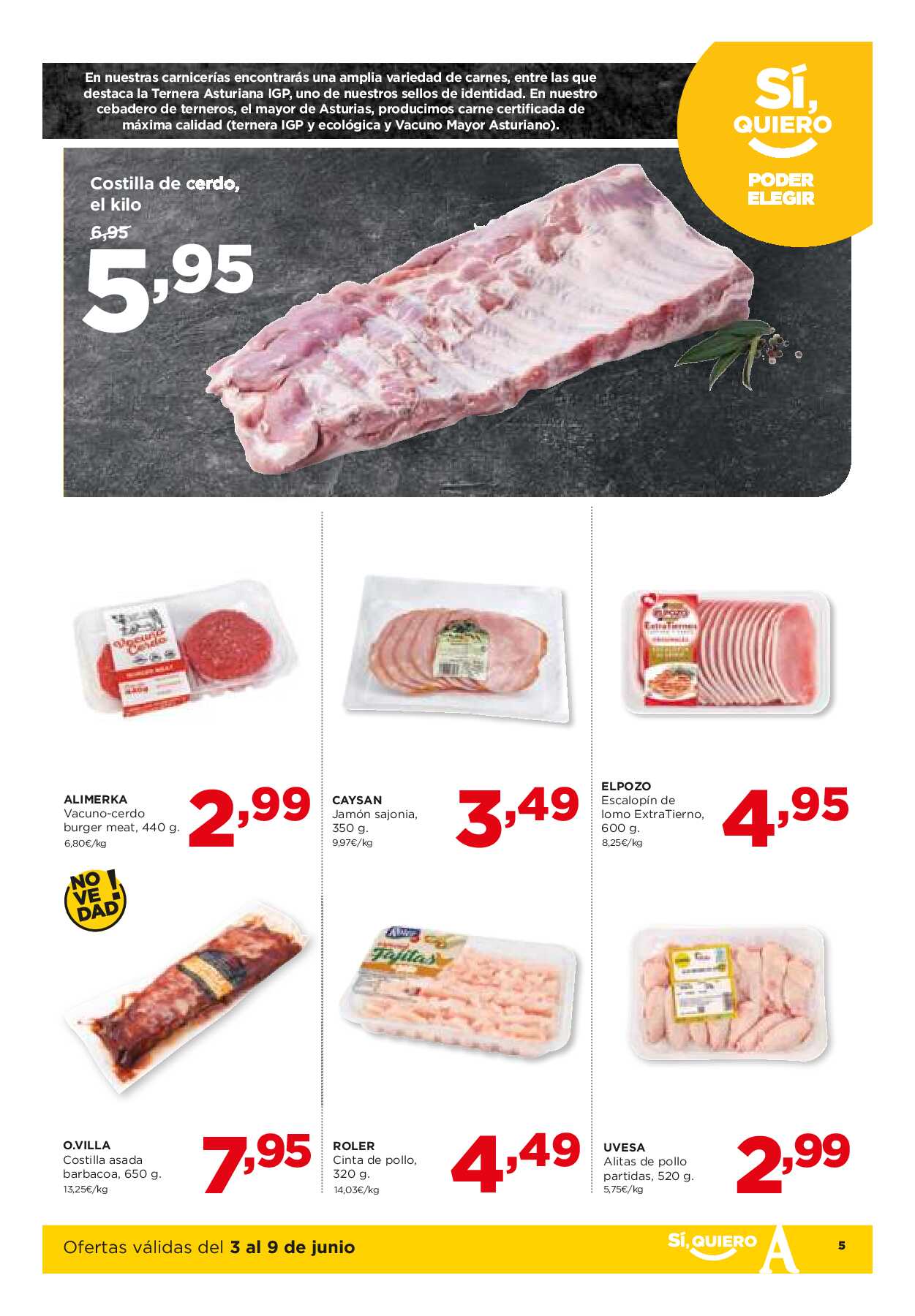 Folleto semanal Alimerka. Página 05