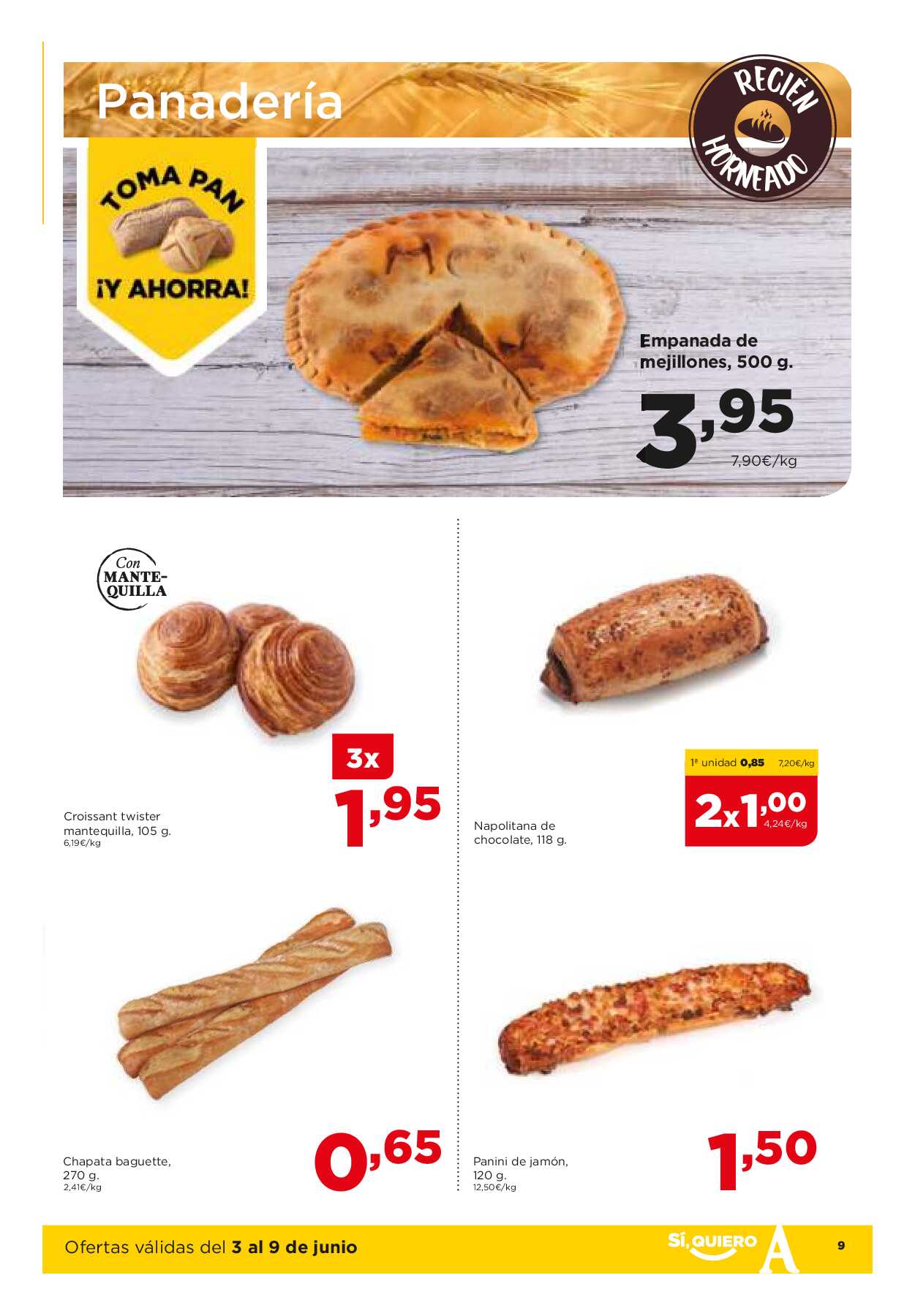 Folleto semanal Alimerka. Página 09