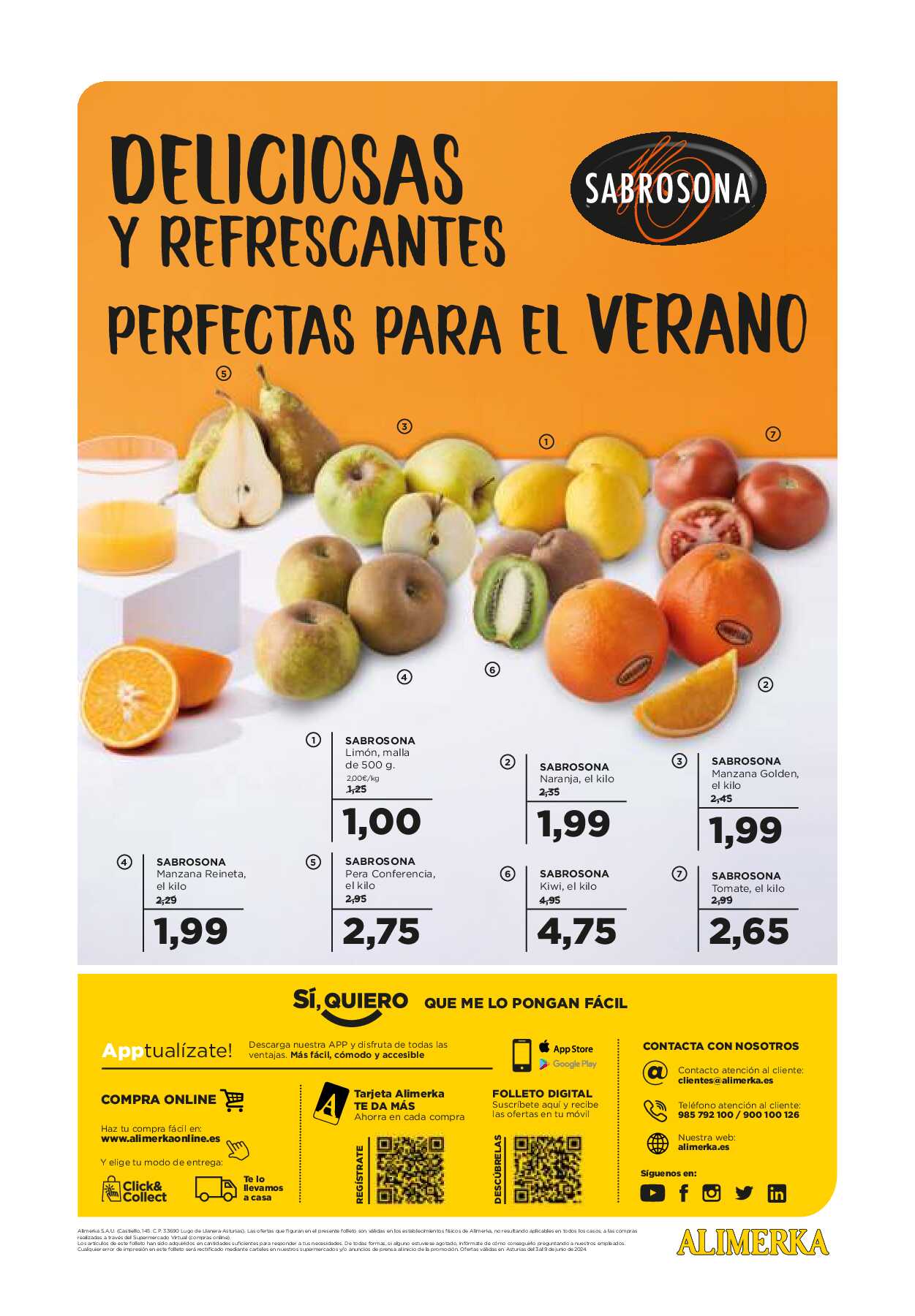 Folleto semanal Alimerka. Página 12