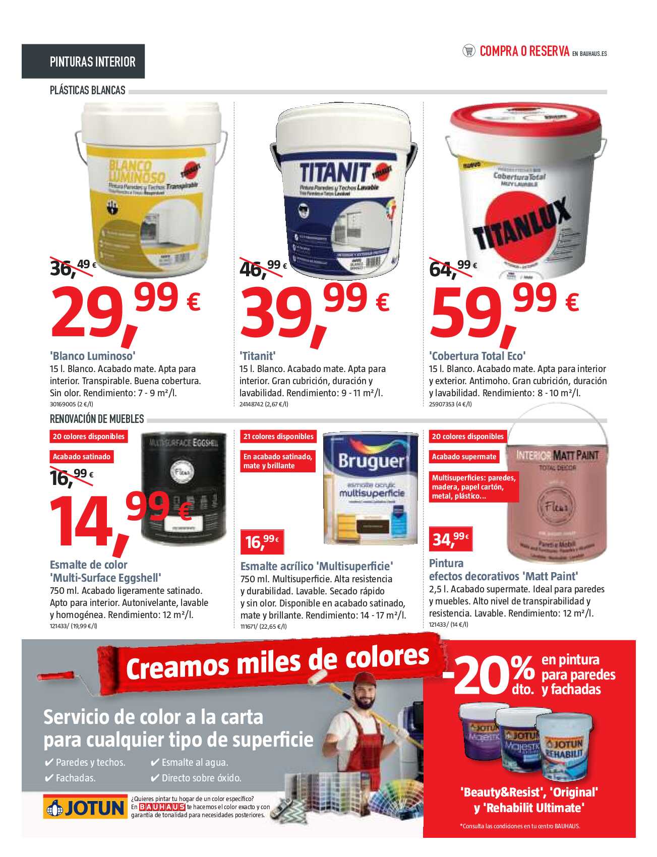 Las mejores ofertas Bauhaus. Página 26