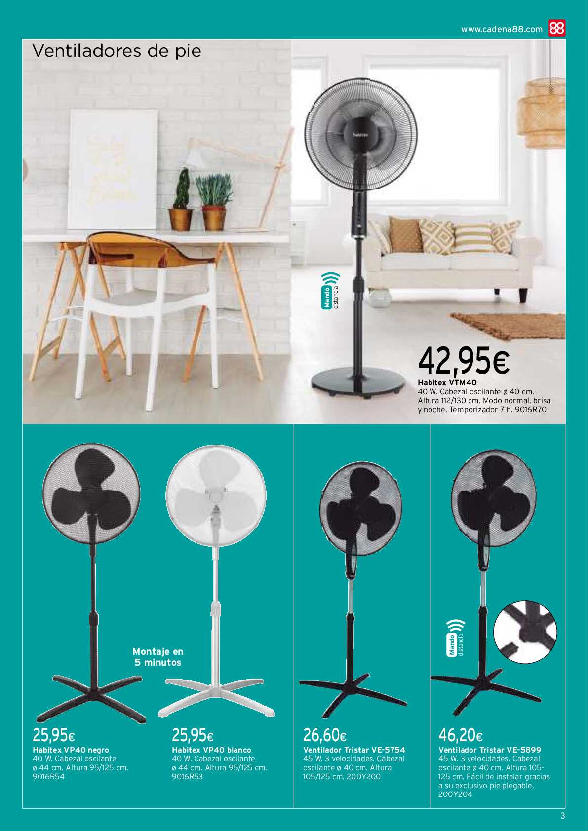Folleto verano 2024 Cadena 88. Página 03