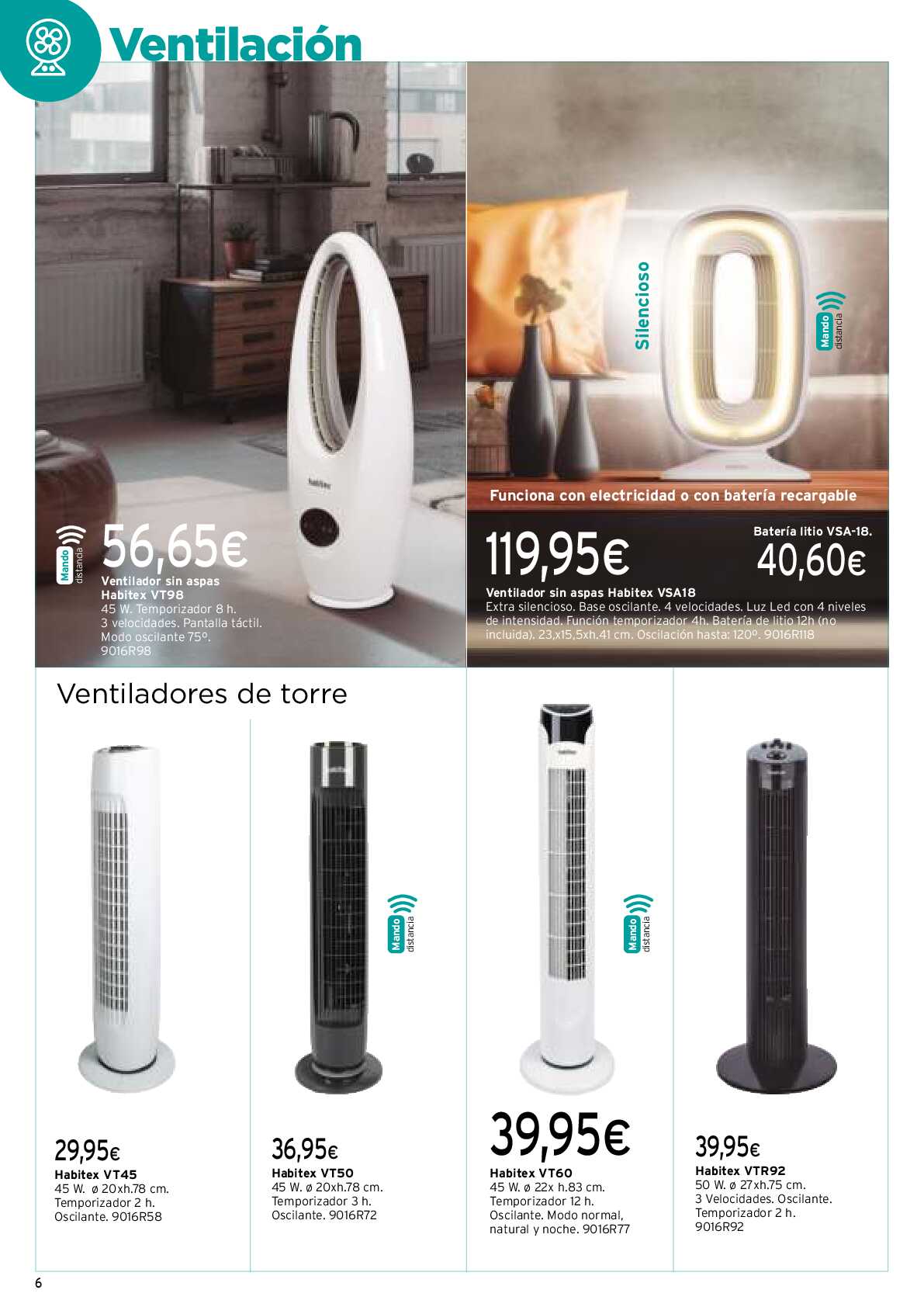 Folleto verano 2024 Cadena 88. Página 06