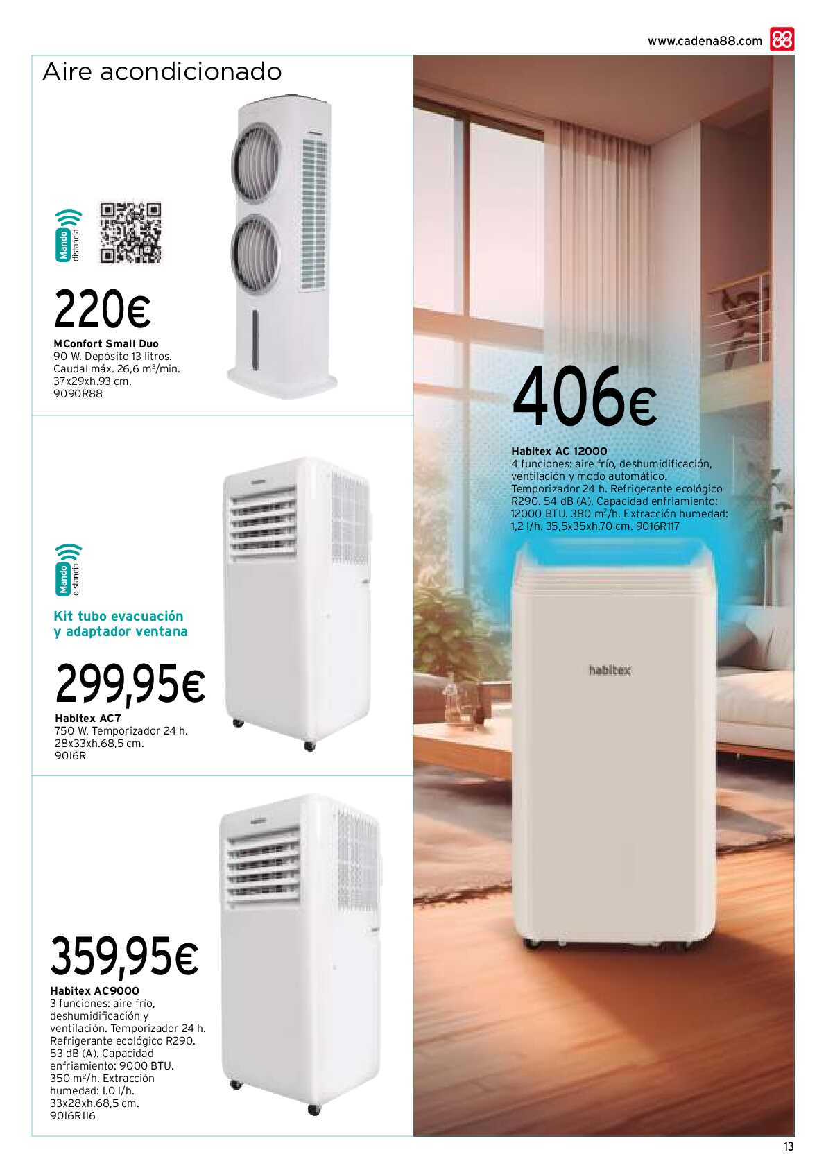 Folleto verano 2024 Cadena 88. Página 13