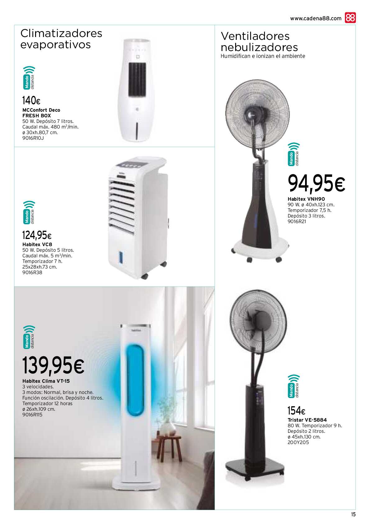 Folleto verano 2024 Cadena 88. Página 15