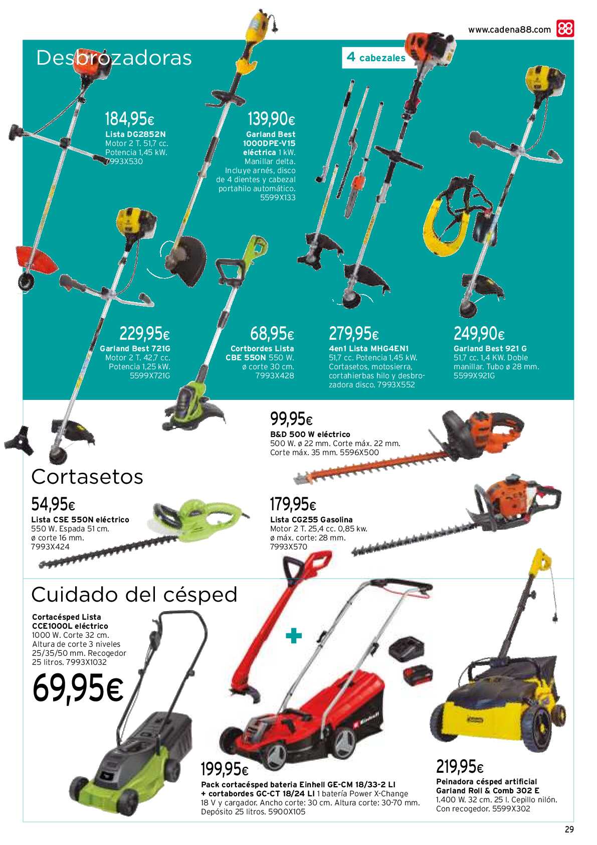 Folleto verano 2024 Cadena 88. Página 29