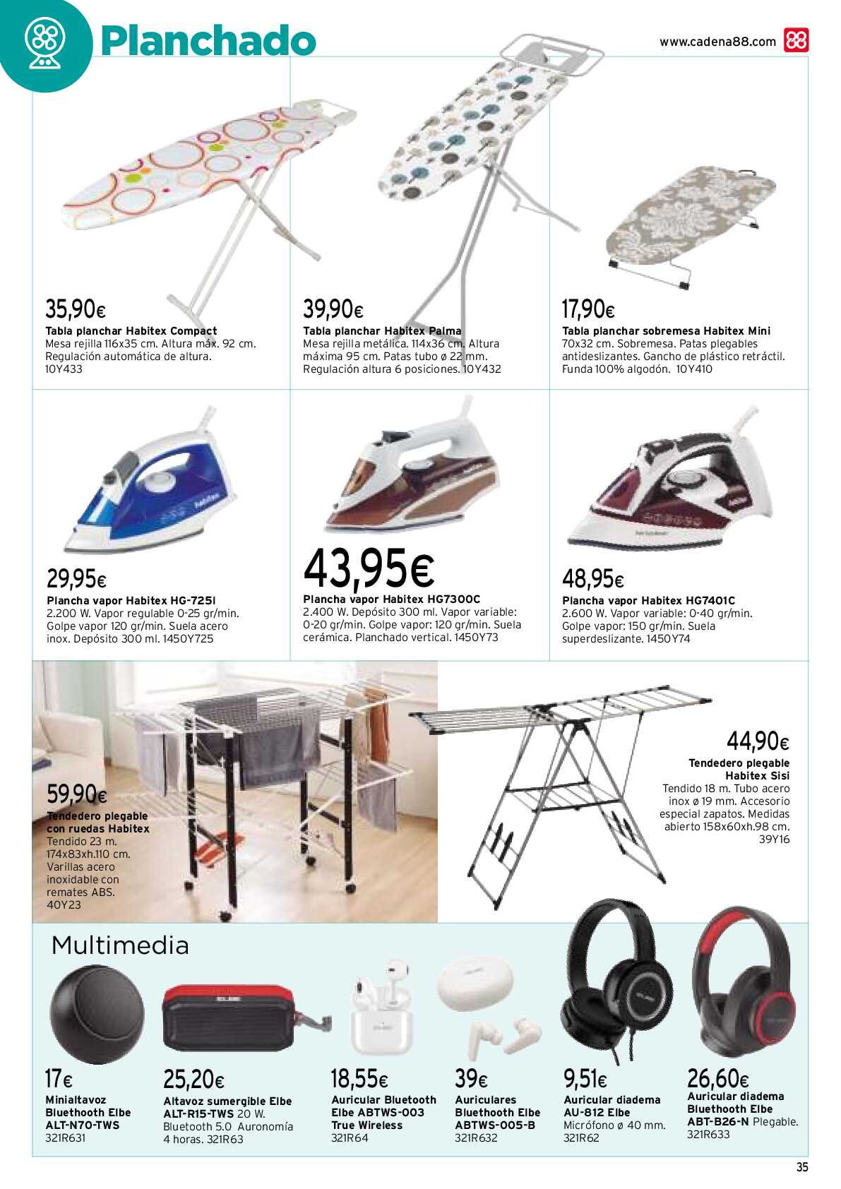 Folleto verano 2024 Cadena 88. Página 35