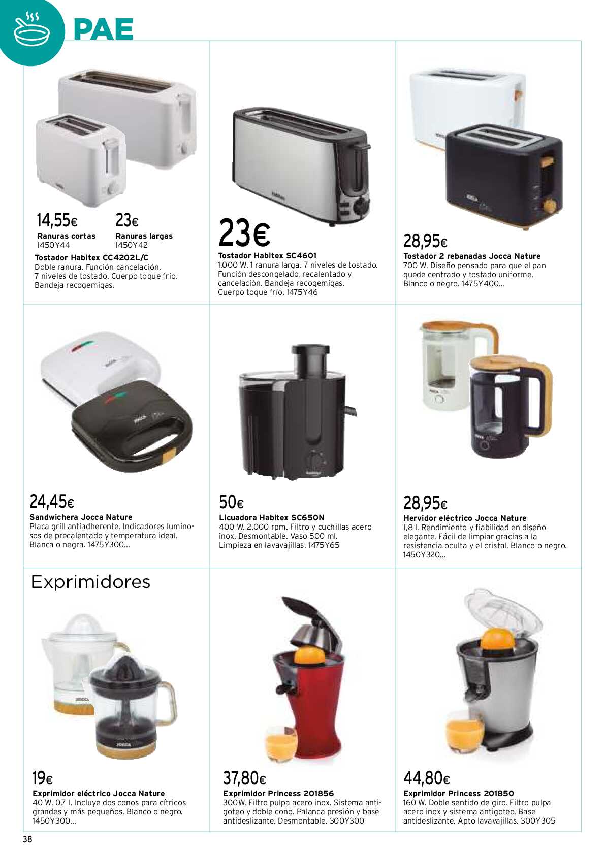 Folleto verano 2024 Cadena 88. Página 38