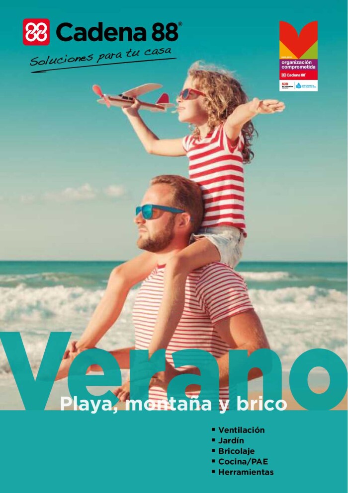 Folleto verano 2024 Cadena 88. Página de portada