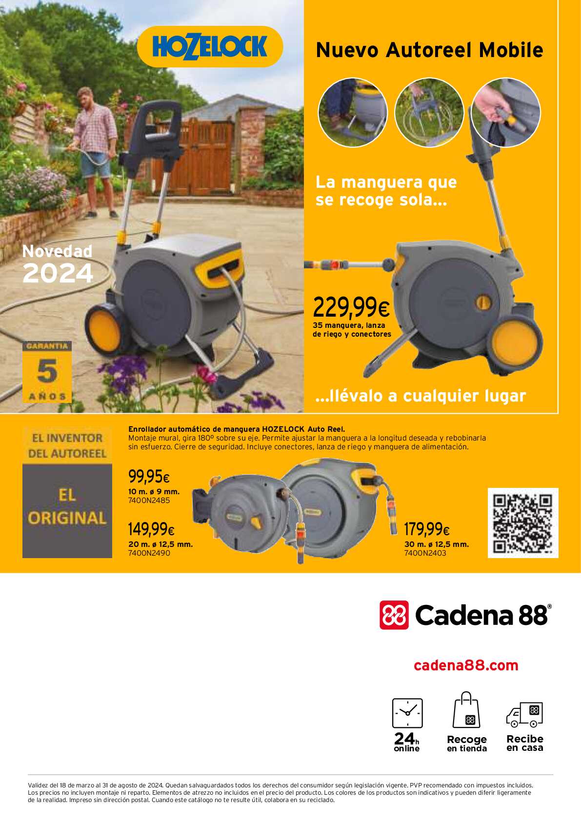 Muebles exterior Cadena 88. Página 36