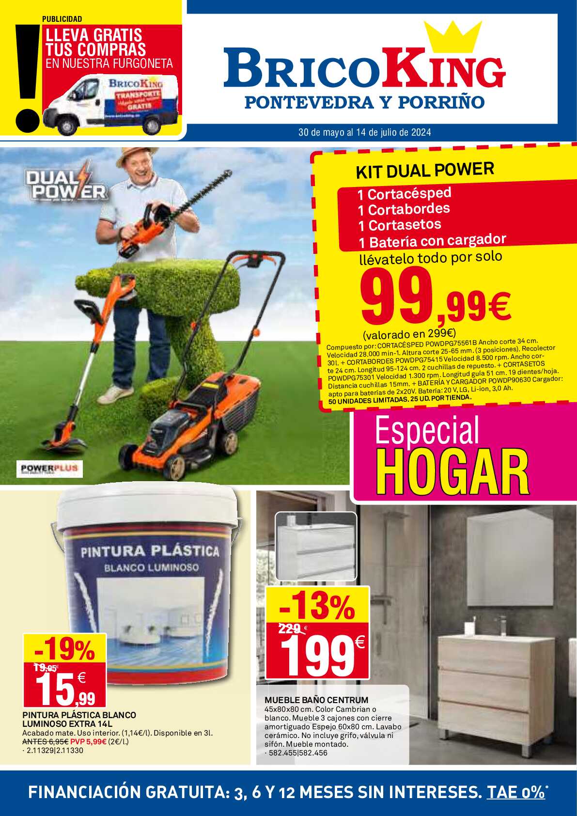 Folleto hogar Bricoking. Página 01