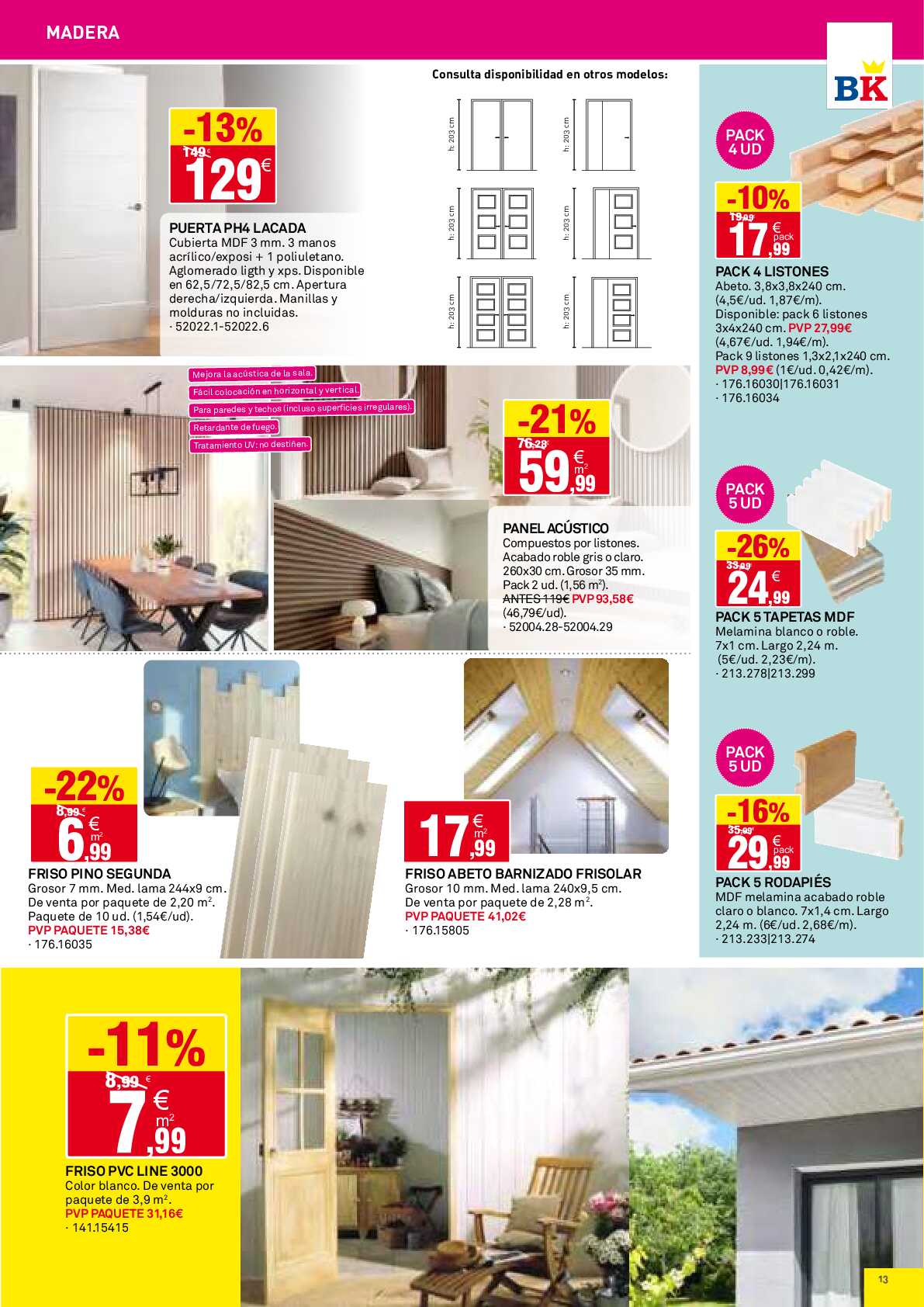 Folleto hogar Bricoking. Página 13