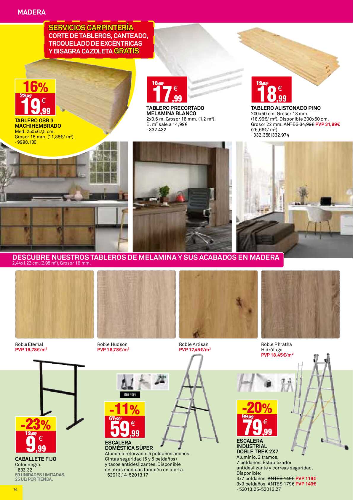 Folleto hogar Bricoking. Página 14