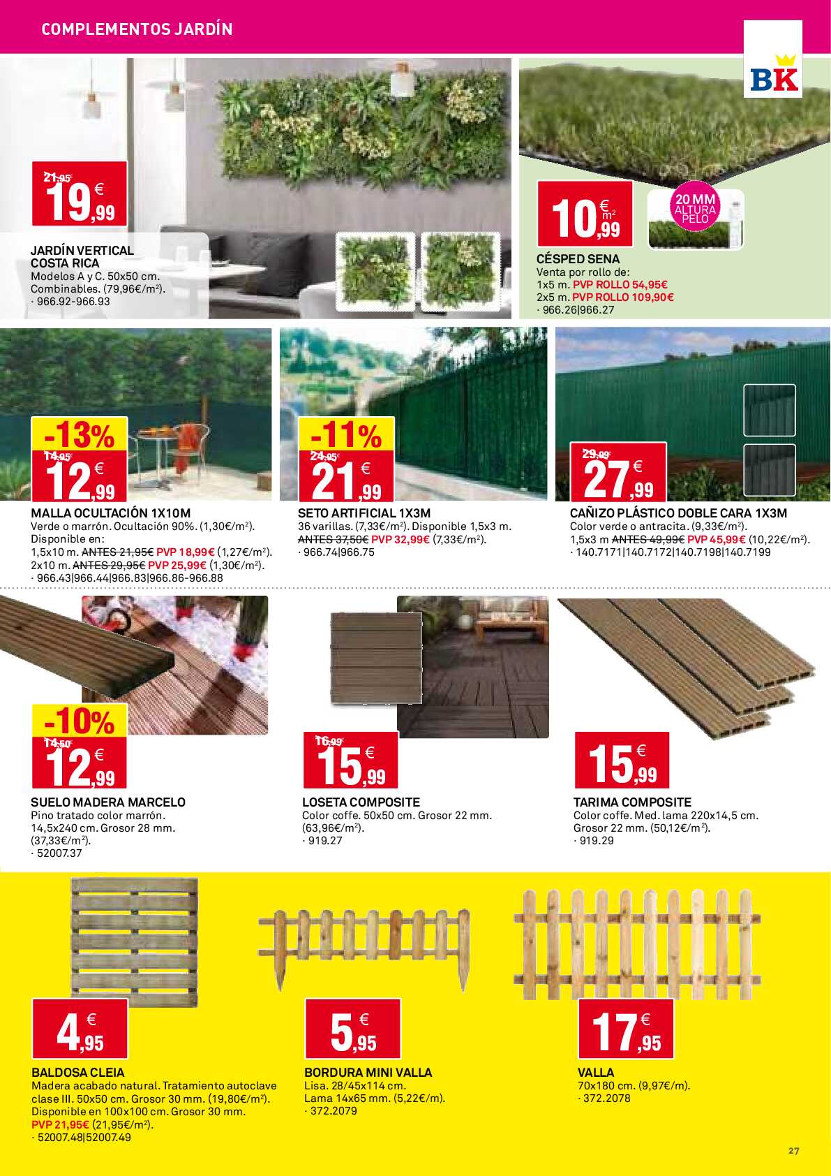 Folleto hogar Bricoking. Página 27