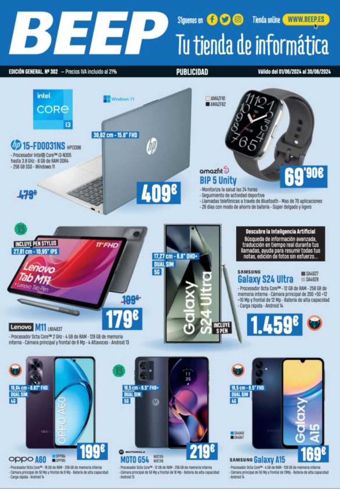 Promociones junio Beep. Página 01