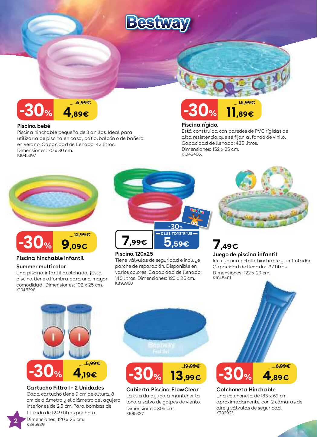 Juguetes fin de curso Toys R Us. Página 02