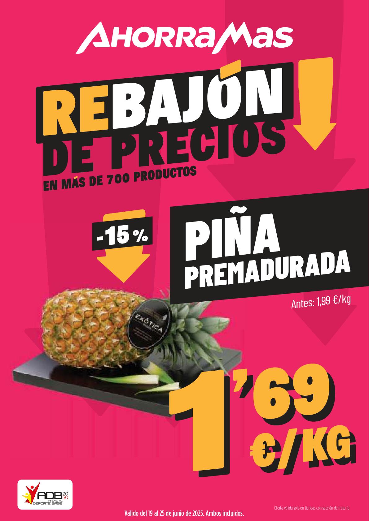 Rebajón de precios Ahorramas. Página 01