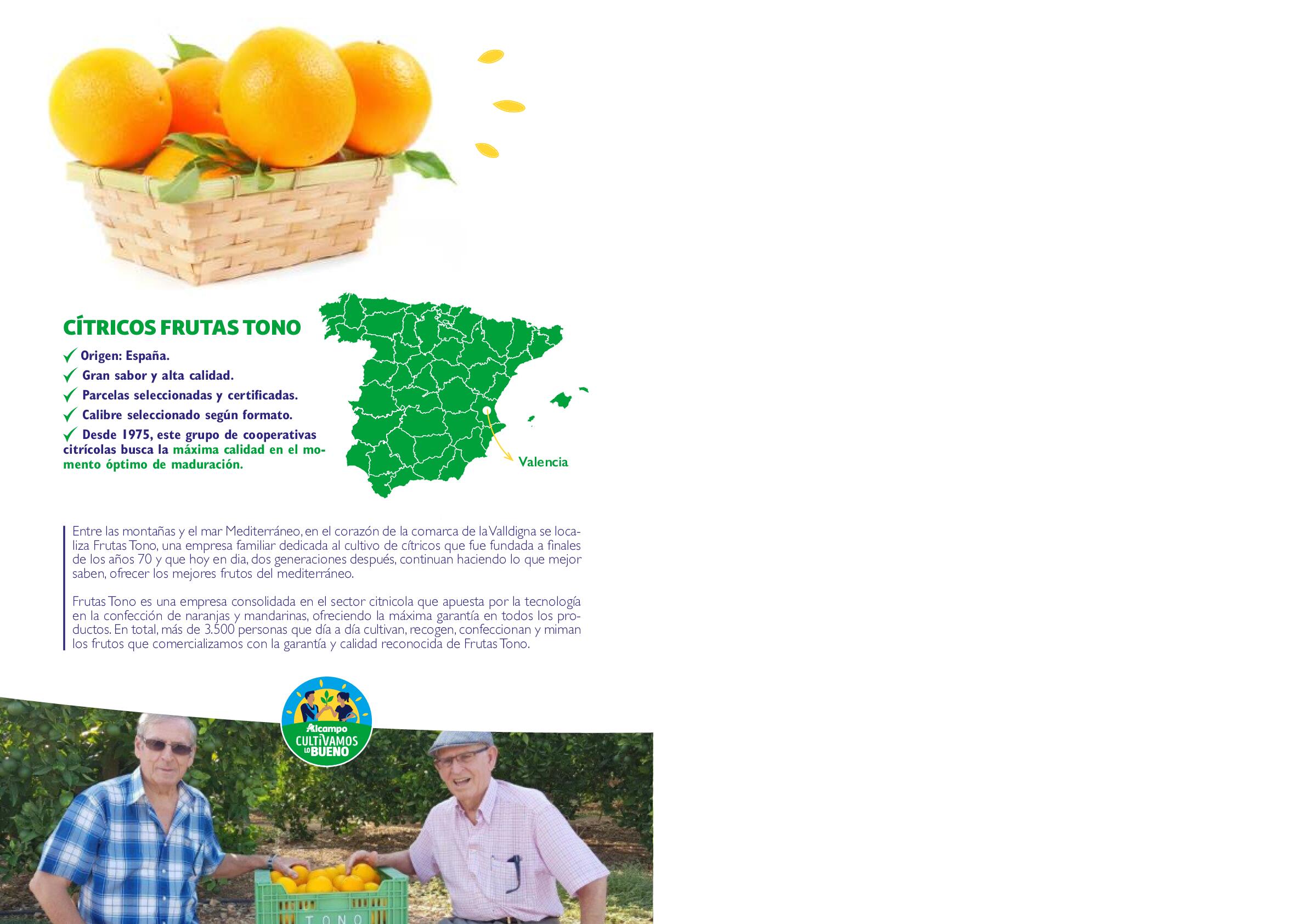 Cultivamos lo bueno Alcampo. Página 22