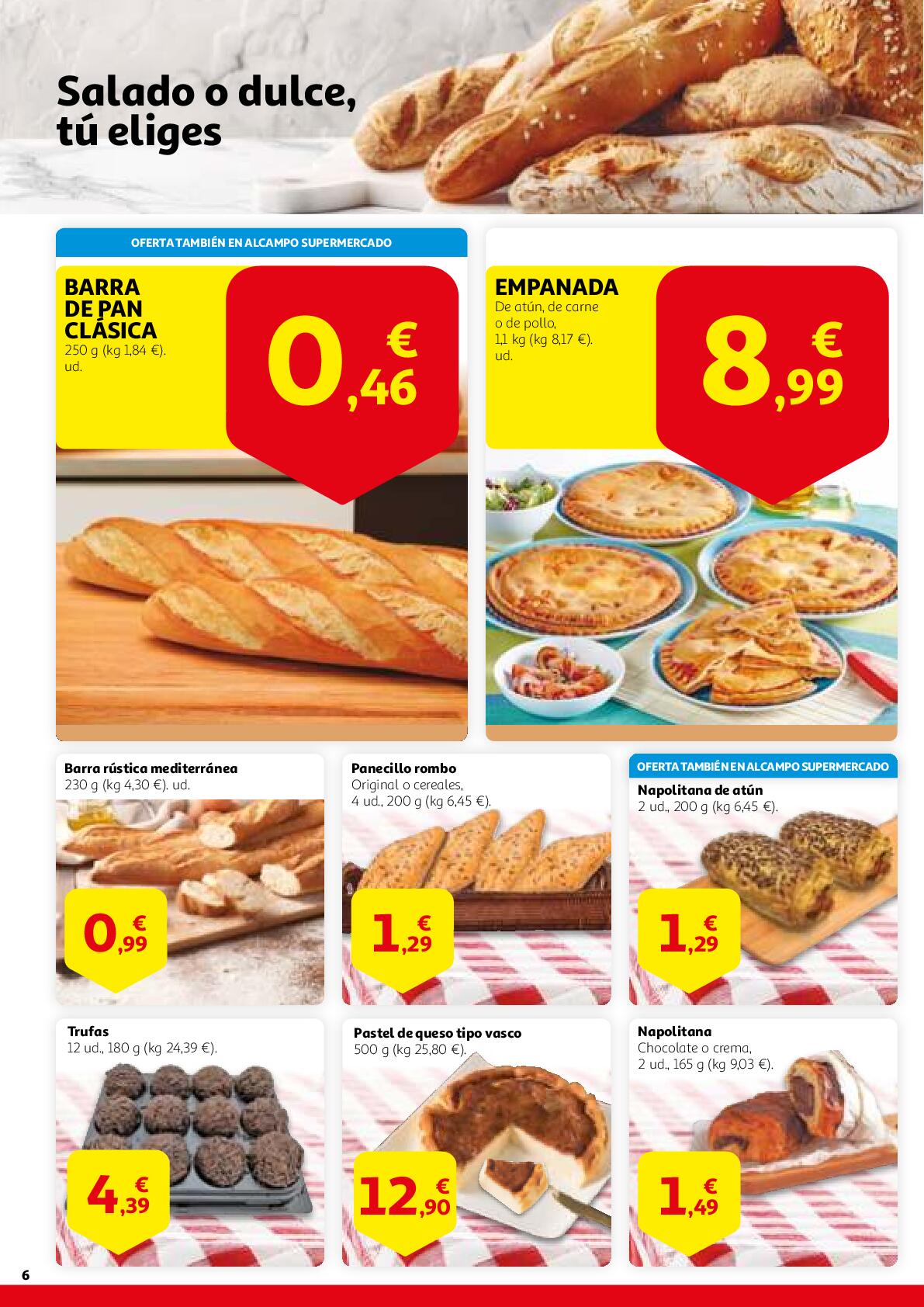 Gana en ahorro Alcampo. Página 06