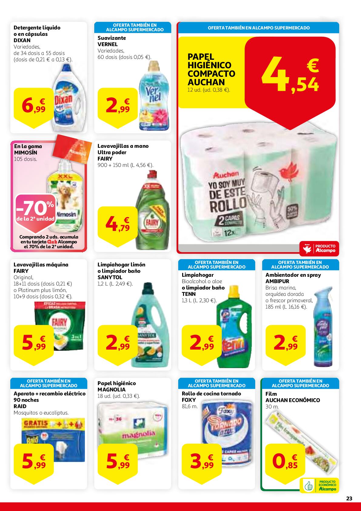 Gana en ahorro Alcampo. Página 23