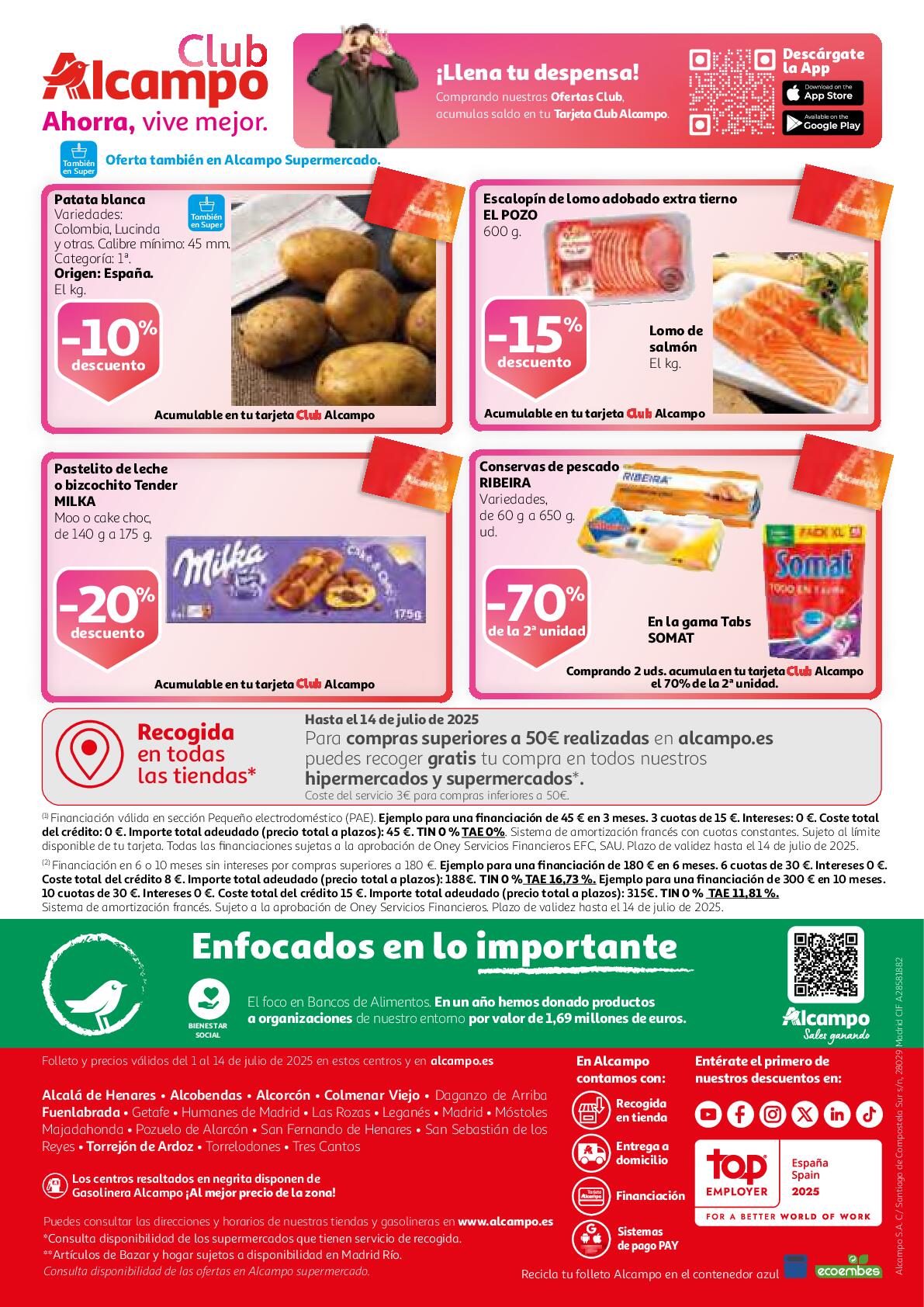 Gana en ahorro Alcampo. Página 34