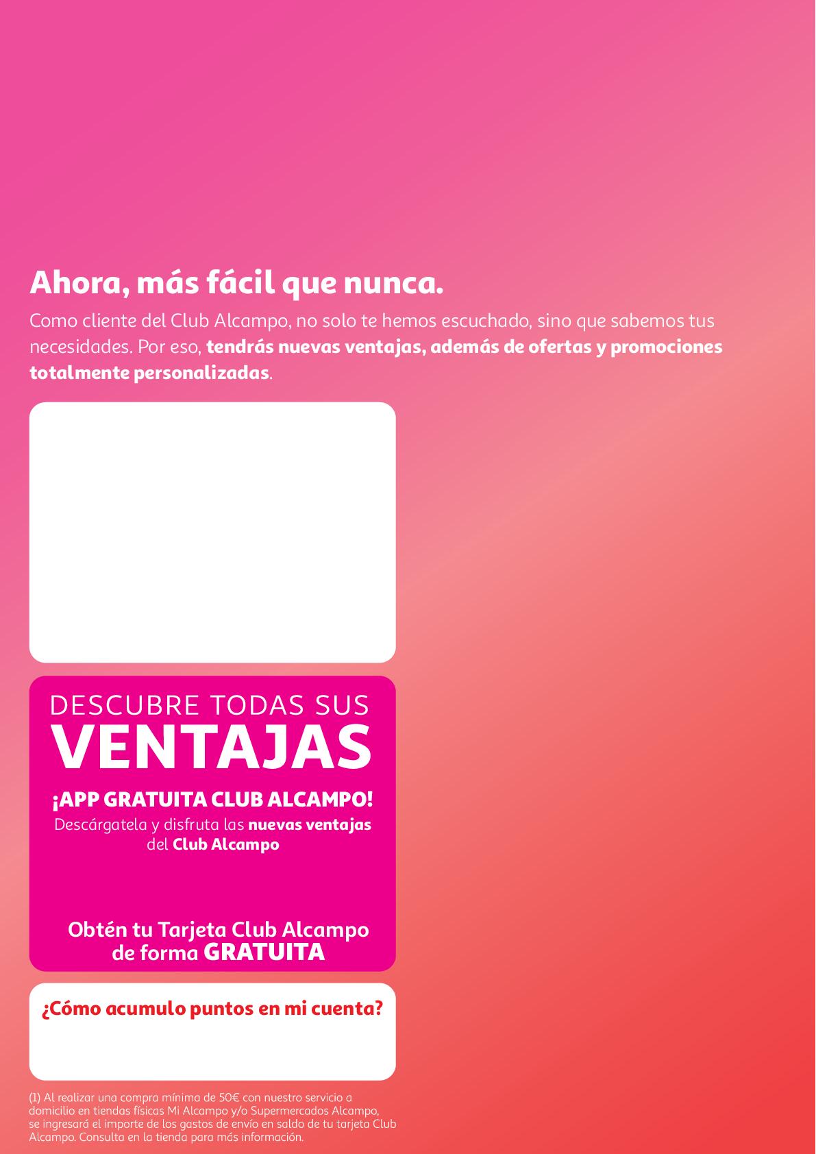 Promociones Club Alcampo Alcampo. Página 02