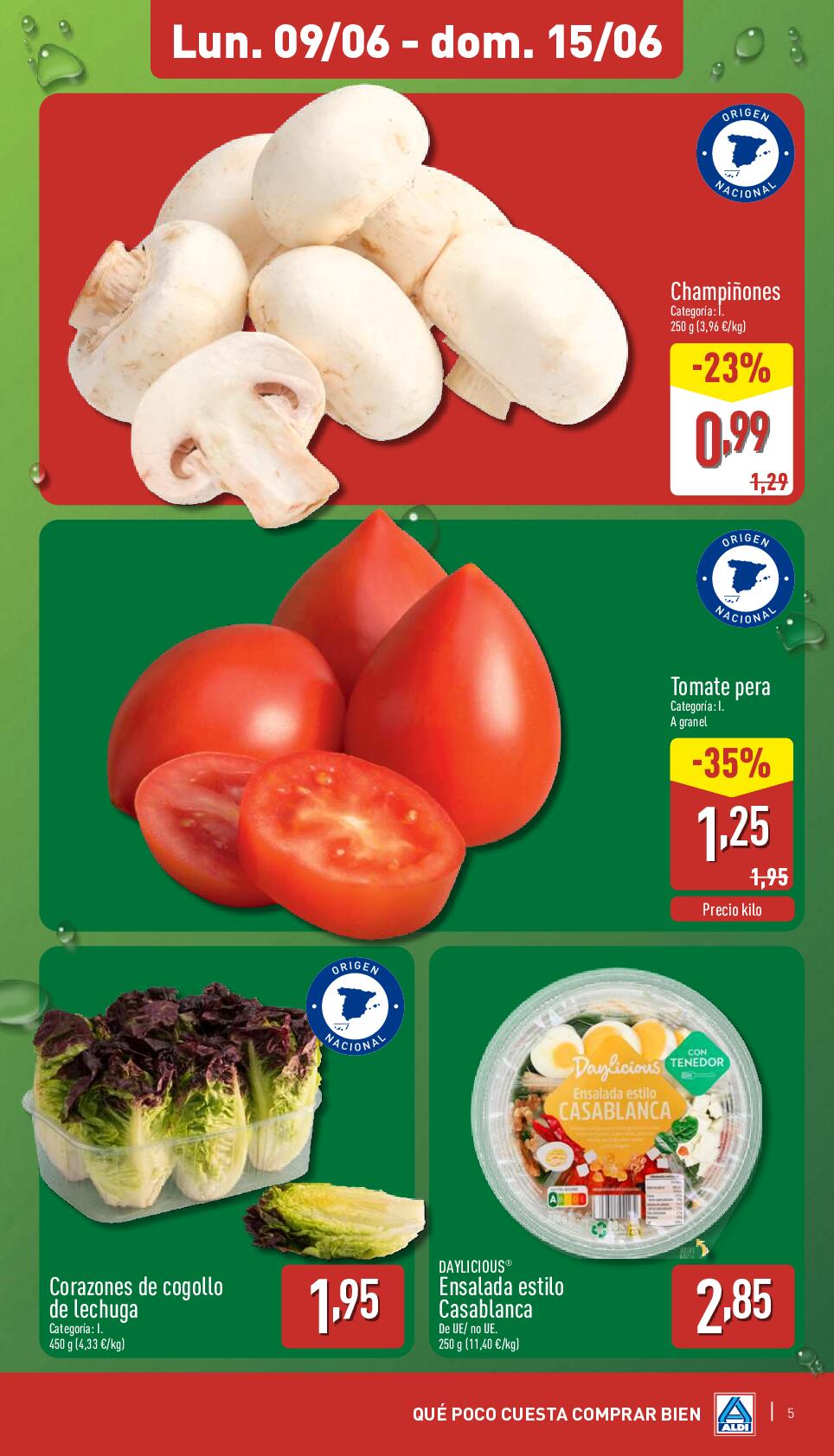 Folleto semanal Aldi. Página 05