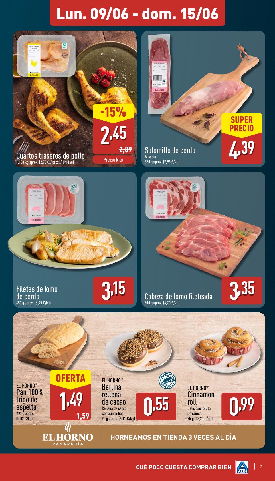 Folleto semanal Aldi. Página 07